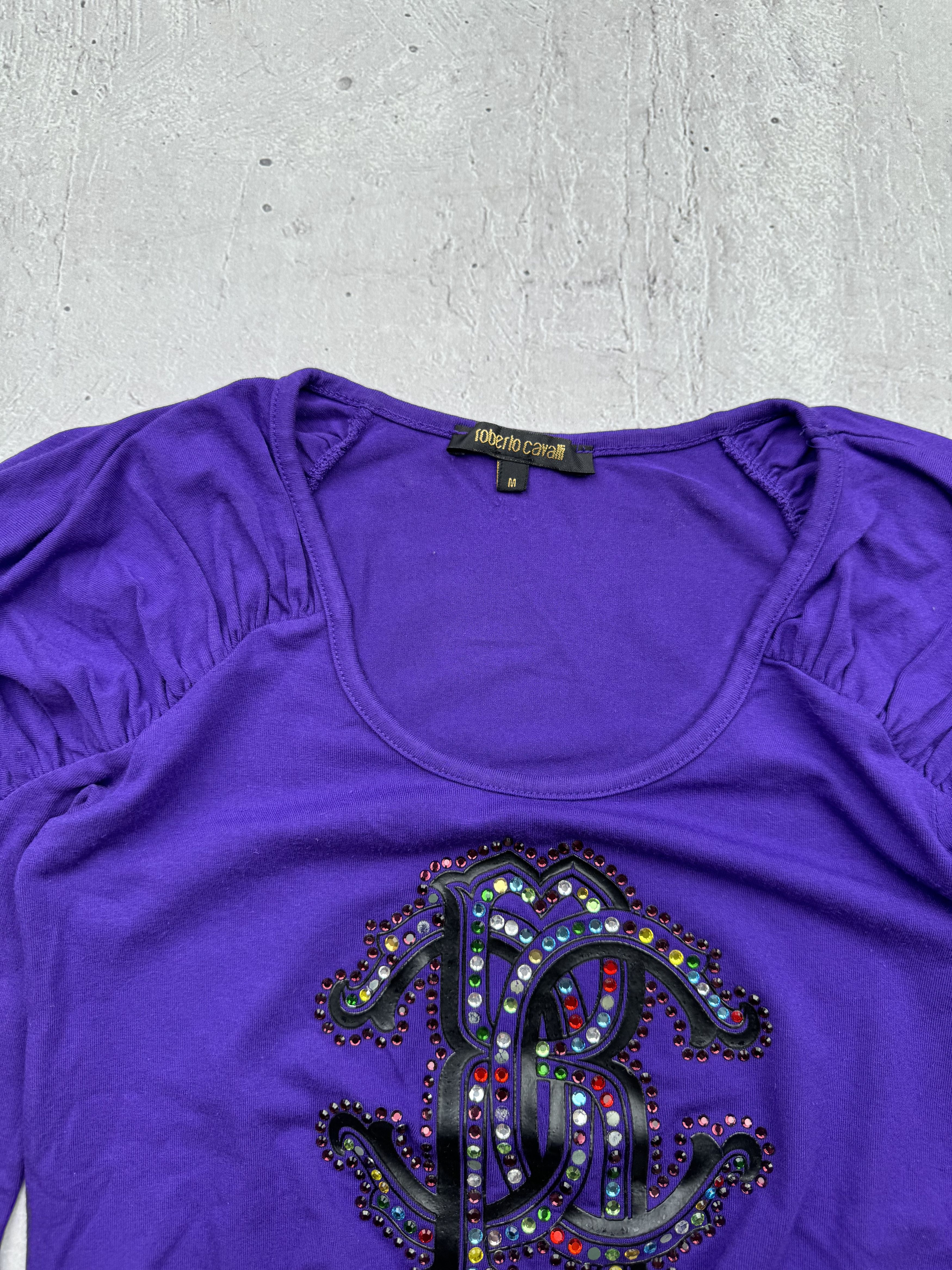Just Cavalli × Roberto Cavalli × Vintage Roberto Cavalli Vintage Bondage Blouse Size M / US 6-8 / IT 42-44 - 4 Thumbnail