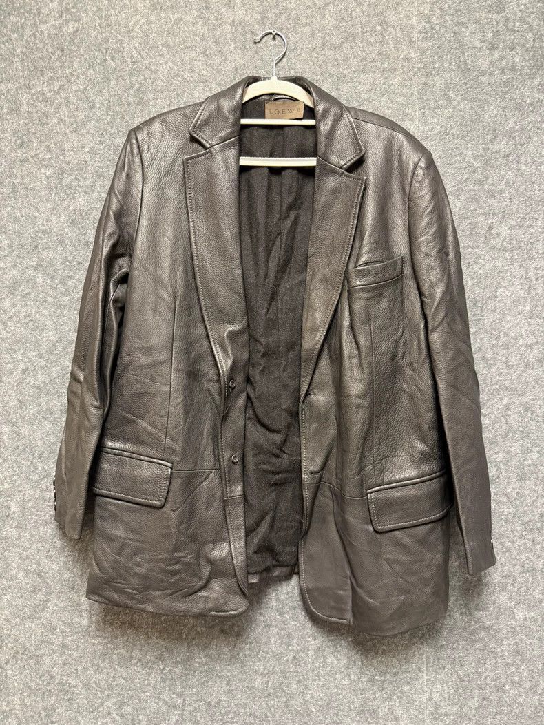 Loewe Gray suede coat