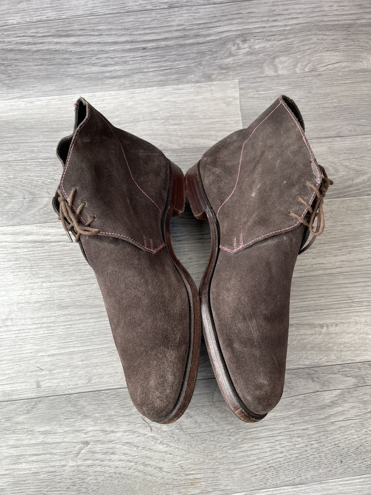 Crockett & Jones Crockett and jones chukka brown suede boots sz uk 7.5D Size US 8.5 / EU 41-42 - 8 Thumbnail