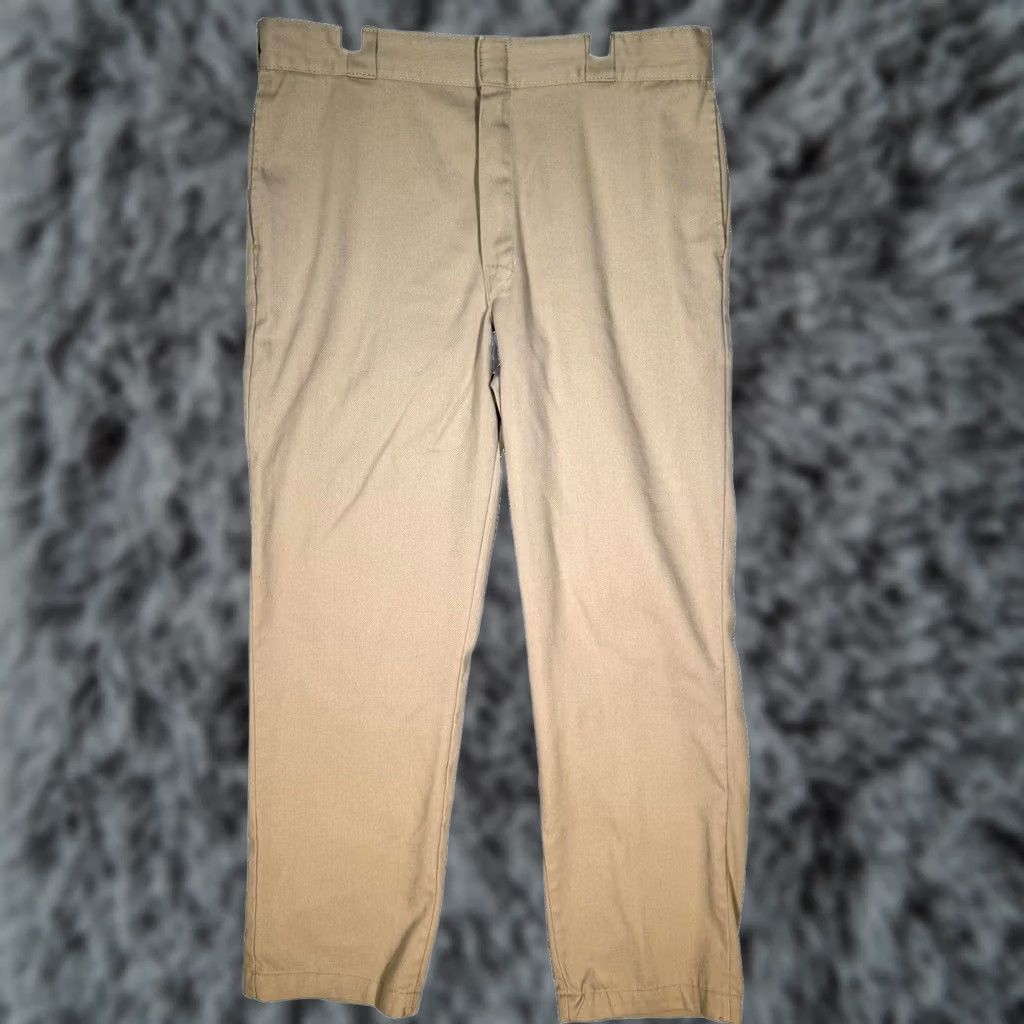 Dickies Dickies 874 Men’s Work Pants Beige Original Fit Flat Front Zip Fly Pants Mens 38 x 32 Flat Front Beige Dickies 874 Size US 38 / EU 54 - 1 Thumbnail