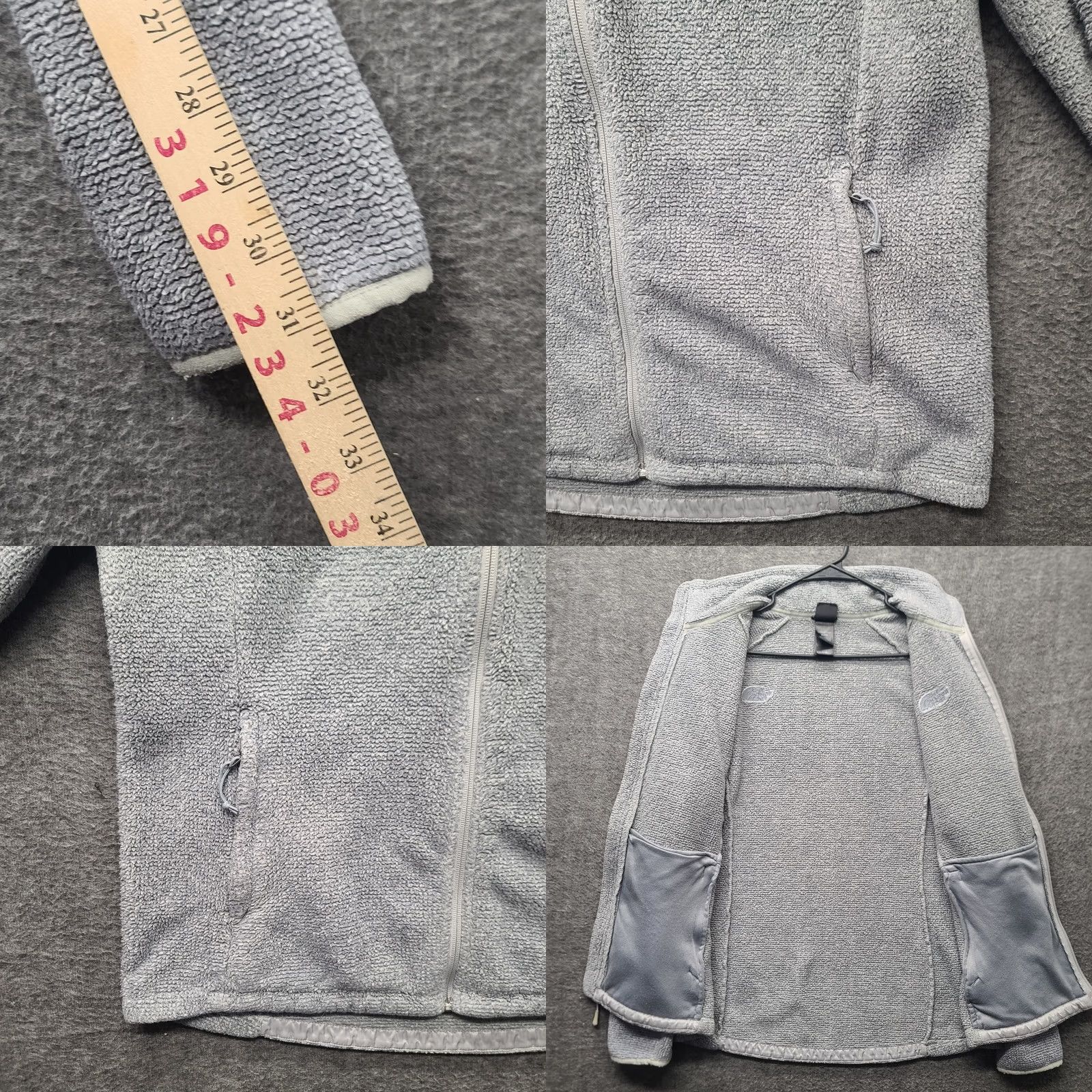 The North Face VINTAGE The North Face Campshire Jacket Women XL Gray Fleece Full Zip Relaxed Fit Wool? Size XL / US 12-14 / IT 48-50 - 8 Thumbnail