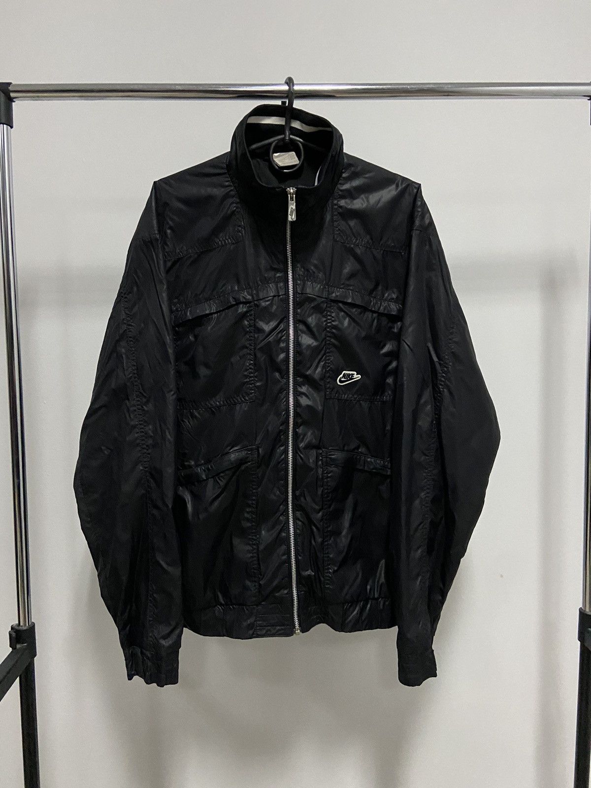 Nike × Vintage Nike Jacket Windbreaker Small Logo Nylon Zip Y2K Size US L / EU 52-54 / 3 - 1 Thumbnail