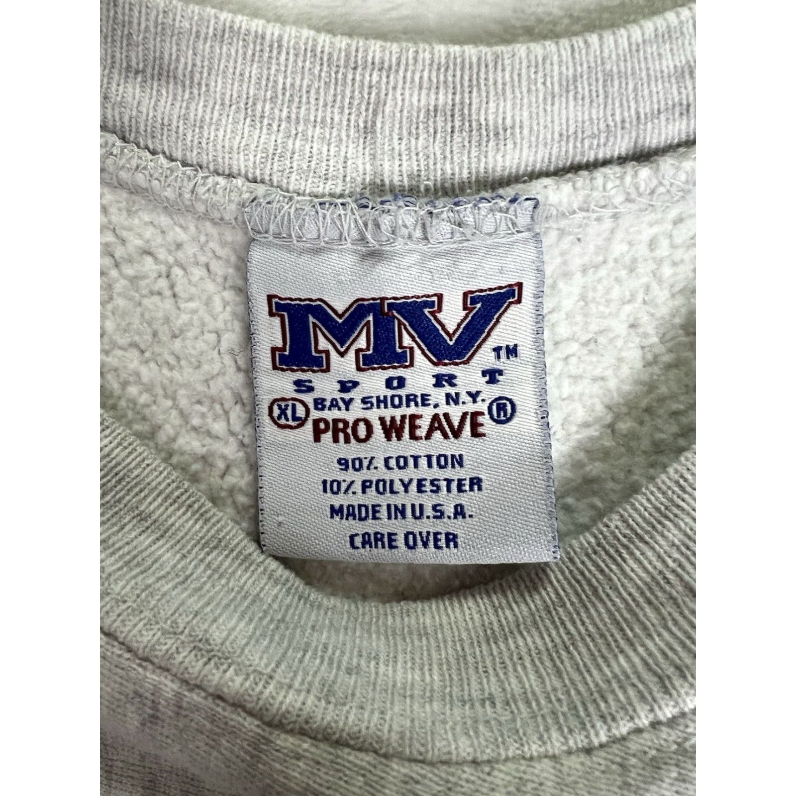 Vintage VINTAGE MV Sport Close Up Washington DC Sweatshirt Crewneck Sweatshirt XL Men Gray 90s USA City Pullover Long Sleeve Regular USA 90s Size US XL / EU 56 / 4 - 4 Thumbnail