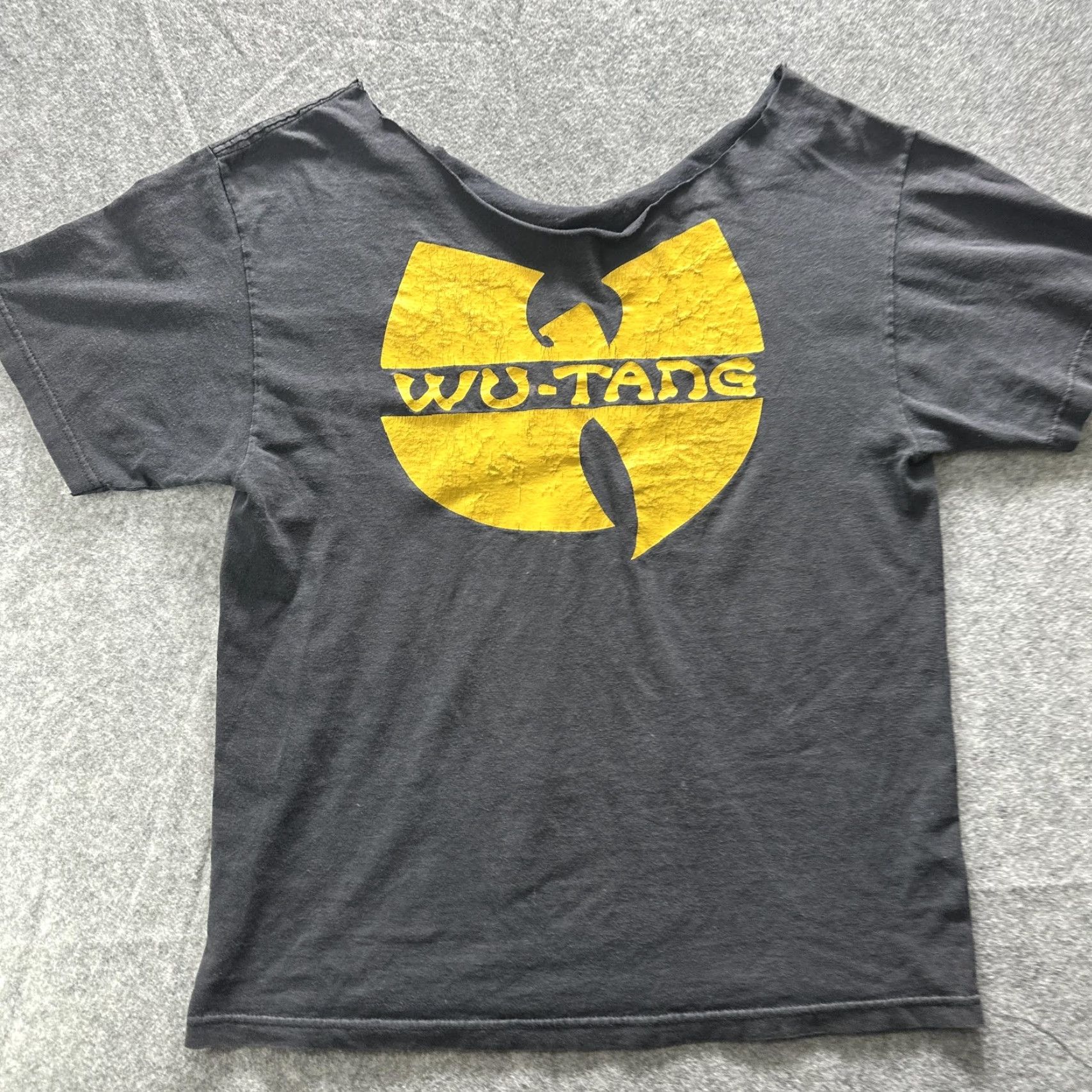 Logo 7 VINTAGE Wu Tang Clan Shirt Mens Medium Black Yellow Logo Rap Tee Hip Hop Music Size US L / EU 52-54 / 3 - 3 Thumbnail