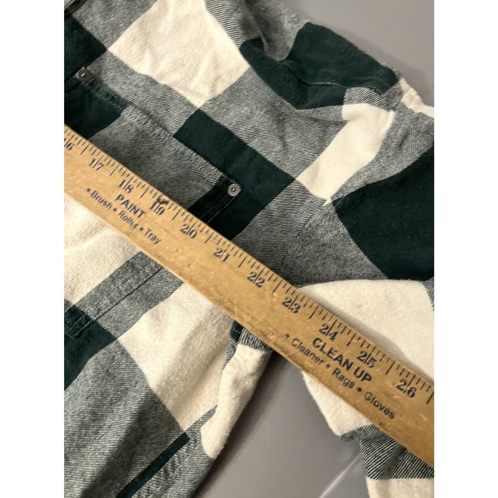 Vintage Aerie Women Shirt Small Green Gray Tint Buffalo Check Plaid Flannel Thick Casual Size S / US 4 / IT 40 - 5 Thumbnail