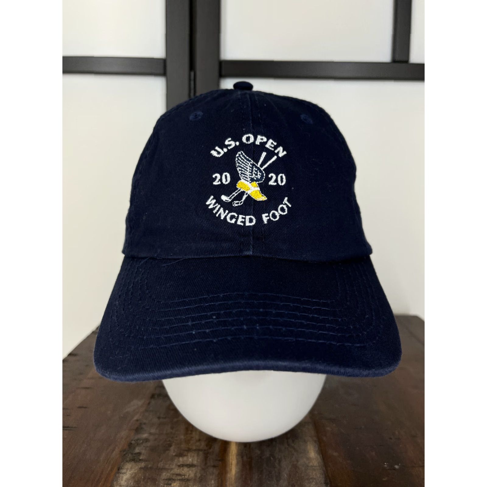 Vintage PGA USGA Golf Hat Cap Strap Back Adult Blue Embroidered Member Cotton Blend Size ONE SIZE - 2 Thumbnail