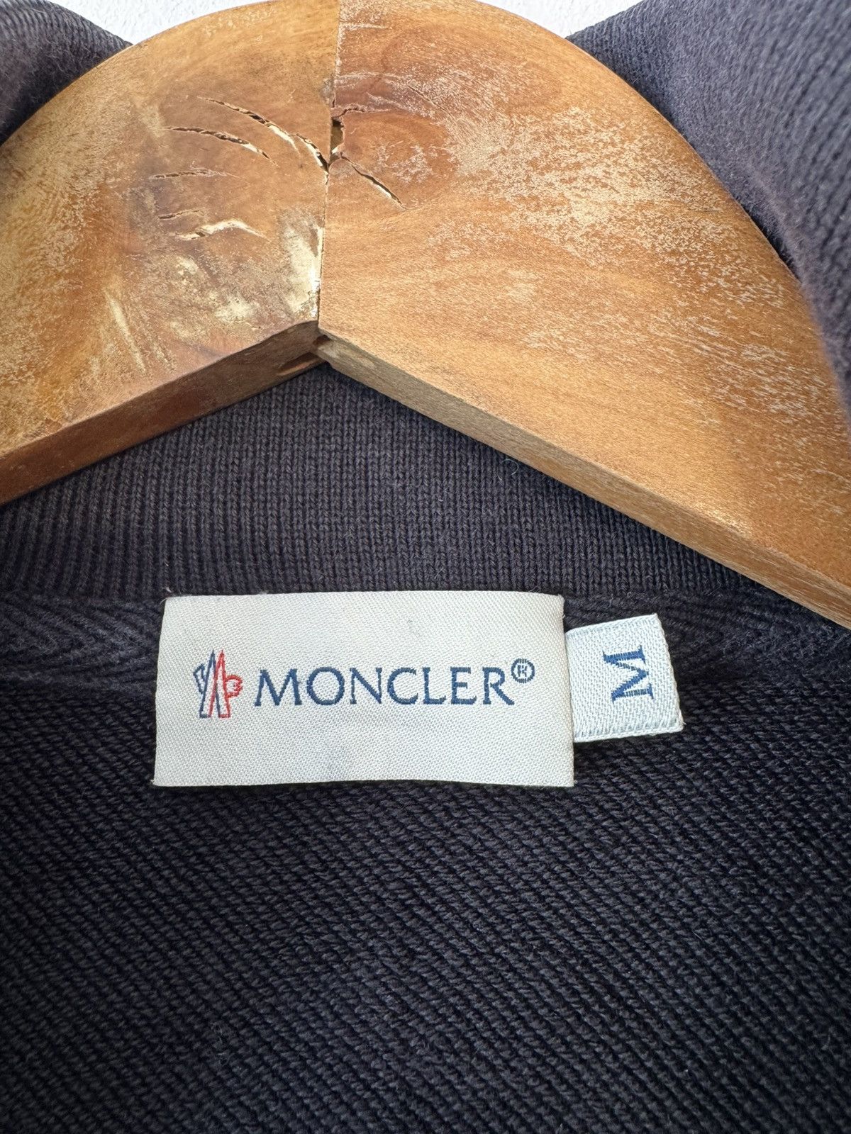 Moncler Moncler Maglia Cardigan Patch Logo Full Zip Sweatshirt Rare Size US M / EU 48-50 / 2 - 14 Thumbnail