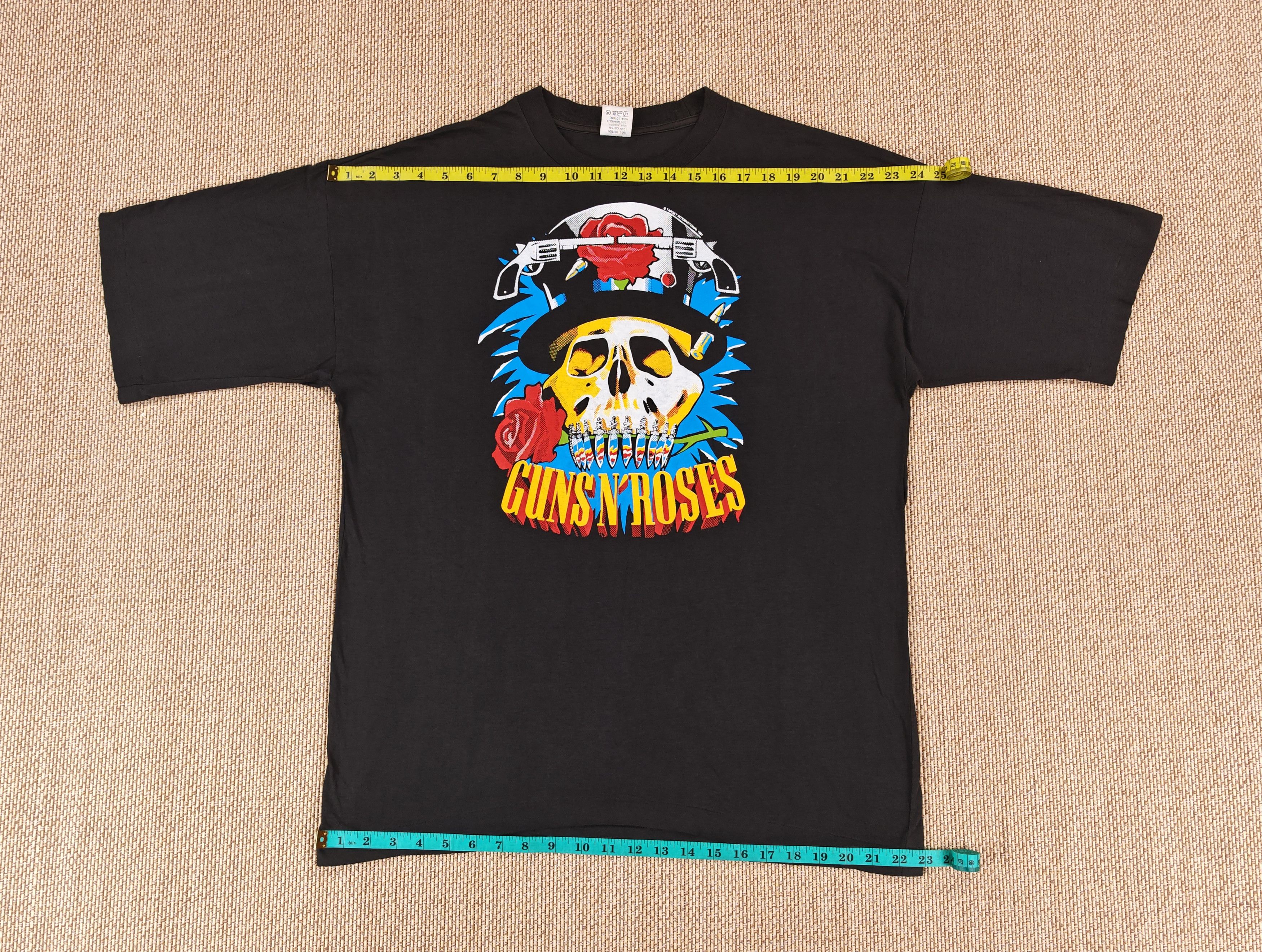 Vintage Vintage 1990s Guns and Roses Target International Tee Size US XL / EU 56 / 4 - 4 Thumbnail