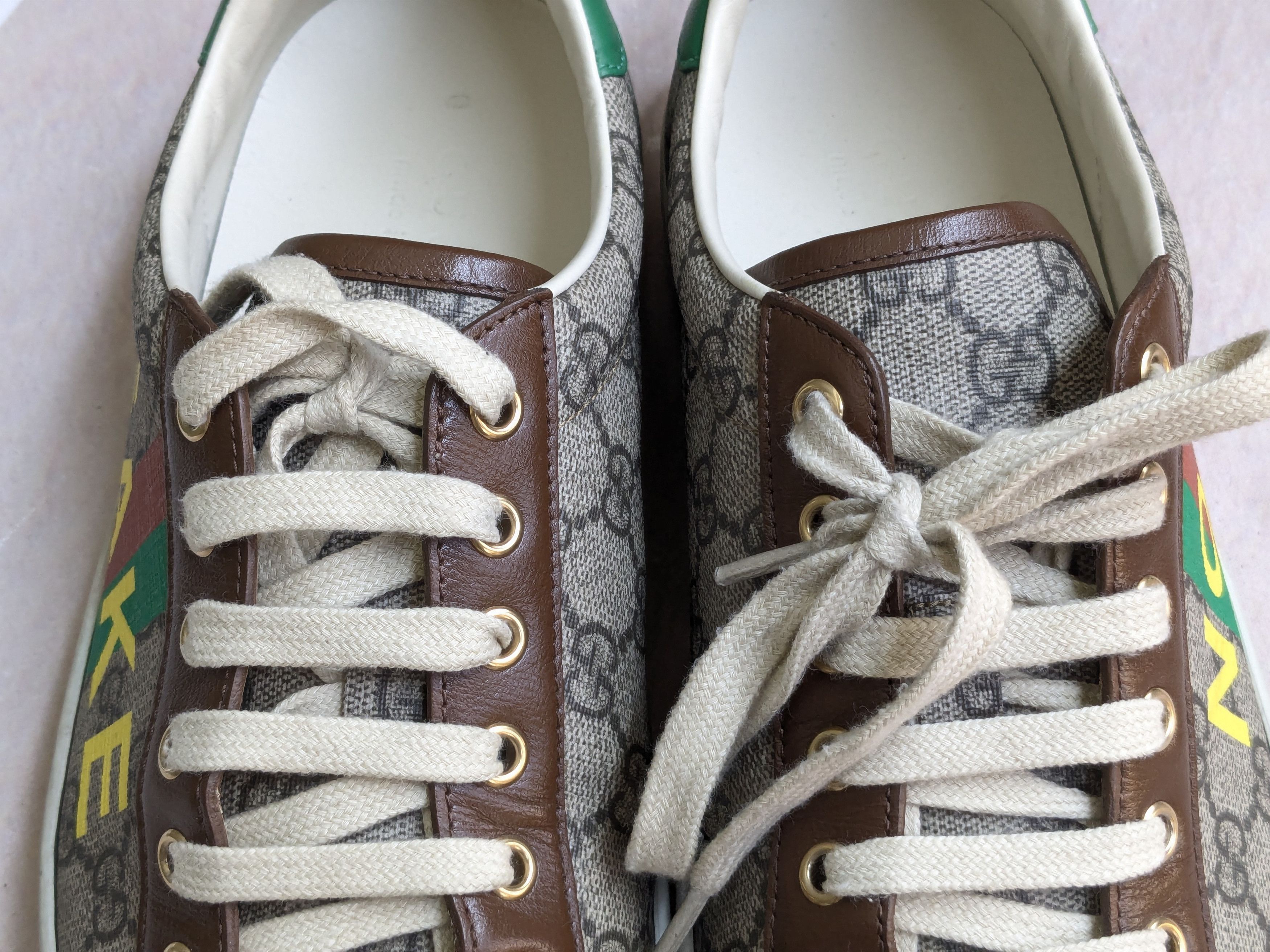 Gucci Gucci Ace Sneakers White 8.5 White Low Tops 636358 Size US 8.5 / EU 41-42 - 6 Thumbnail