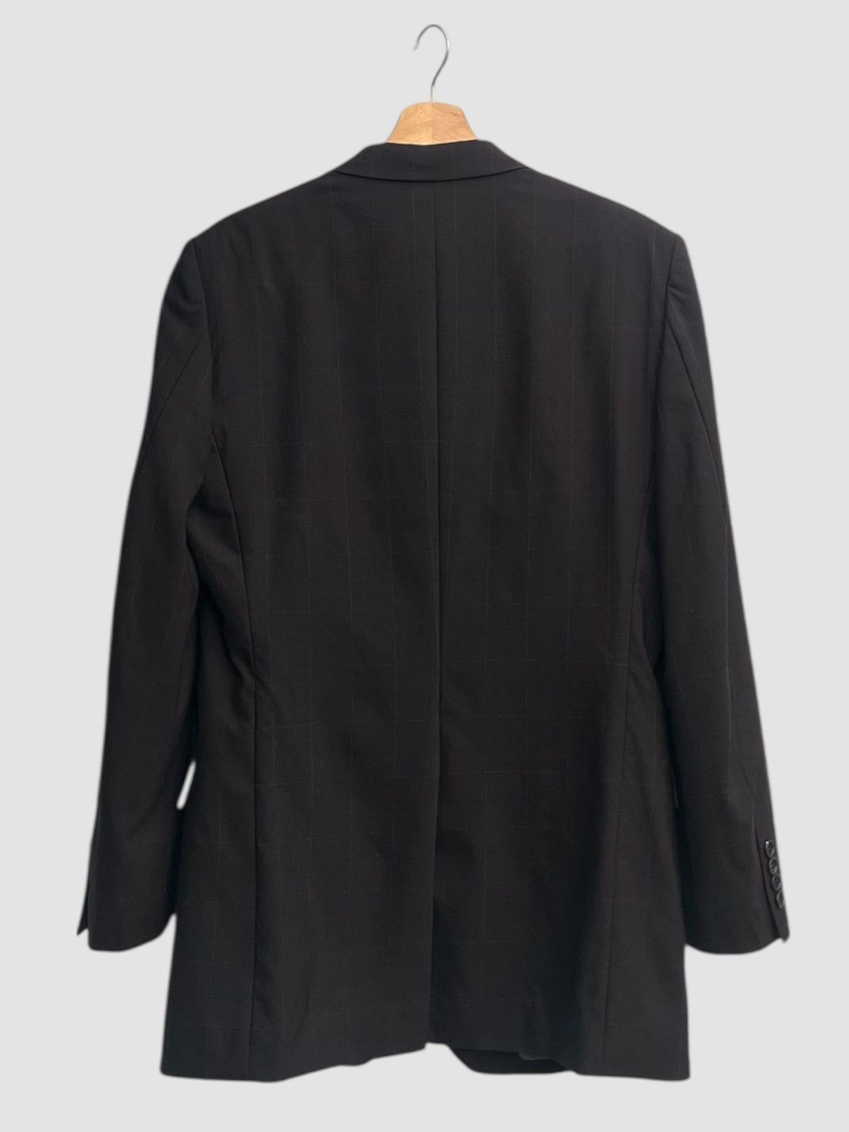 Yohji Yamamoto Sacsny Y’saccs Plaid Wool Blend Blazer Size US M / EU 48-50 / 2 - 4 Thumbnail