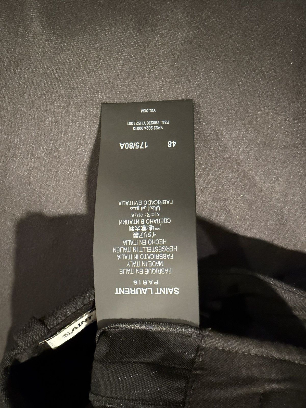 Saint Laurent Paris Saint laurent mens 2024 striped pants. 48/32. $1950 Size US 32 / EU 48 - 11 Thumbnail