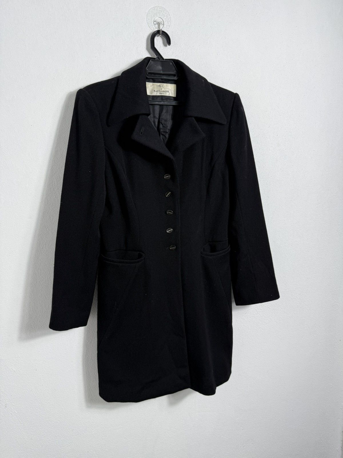 Karl Lagerfeld Karl Lagerfeld Tailored Chanel Designer Classic Long Coat Size S / US 4 / IT 40 - 2 Thumbnail