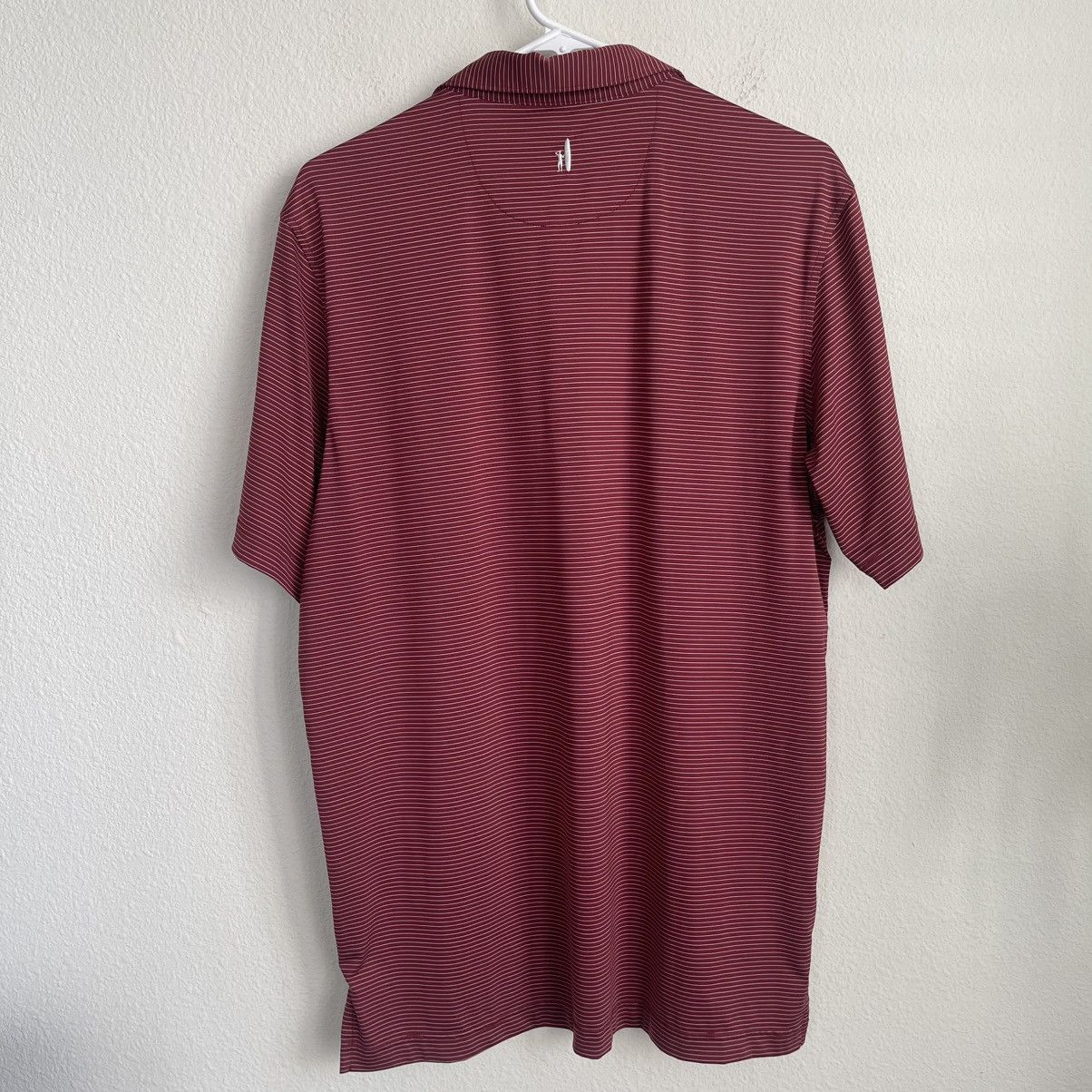 johnnie-O Johnnie O Striped Stretch OU Oklahoma Sooners Polo Size US M / EU 48-50 / 2 - 6 Thumbnail