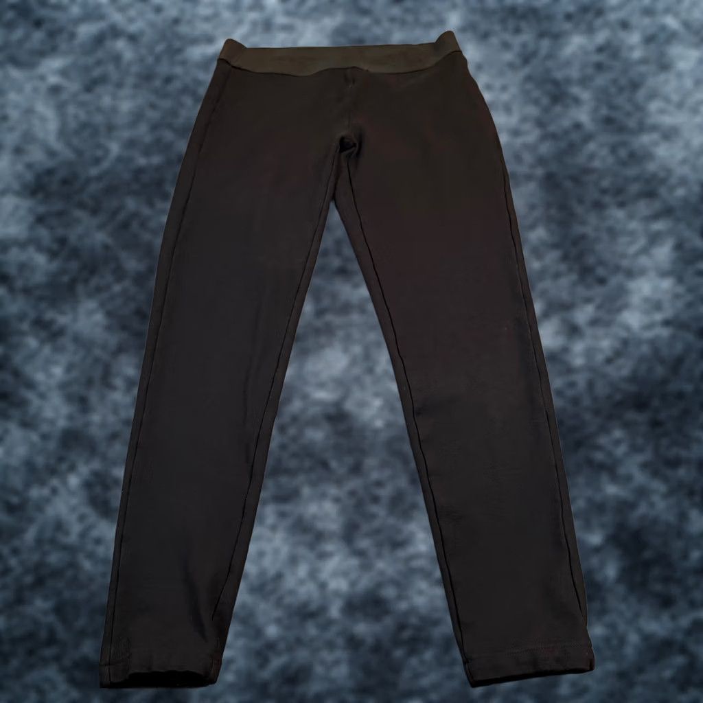 Ann Taylor Ann Taylor Ponte Leggings Womens Medium Black Stretch Pull On Slim Fit Size 32" / US 10 / IT 46 - 1 Thumbnail