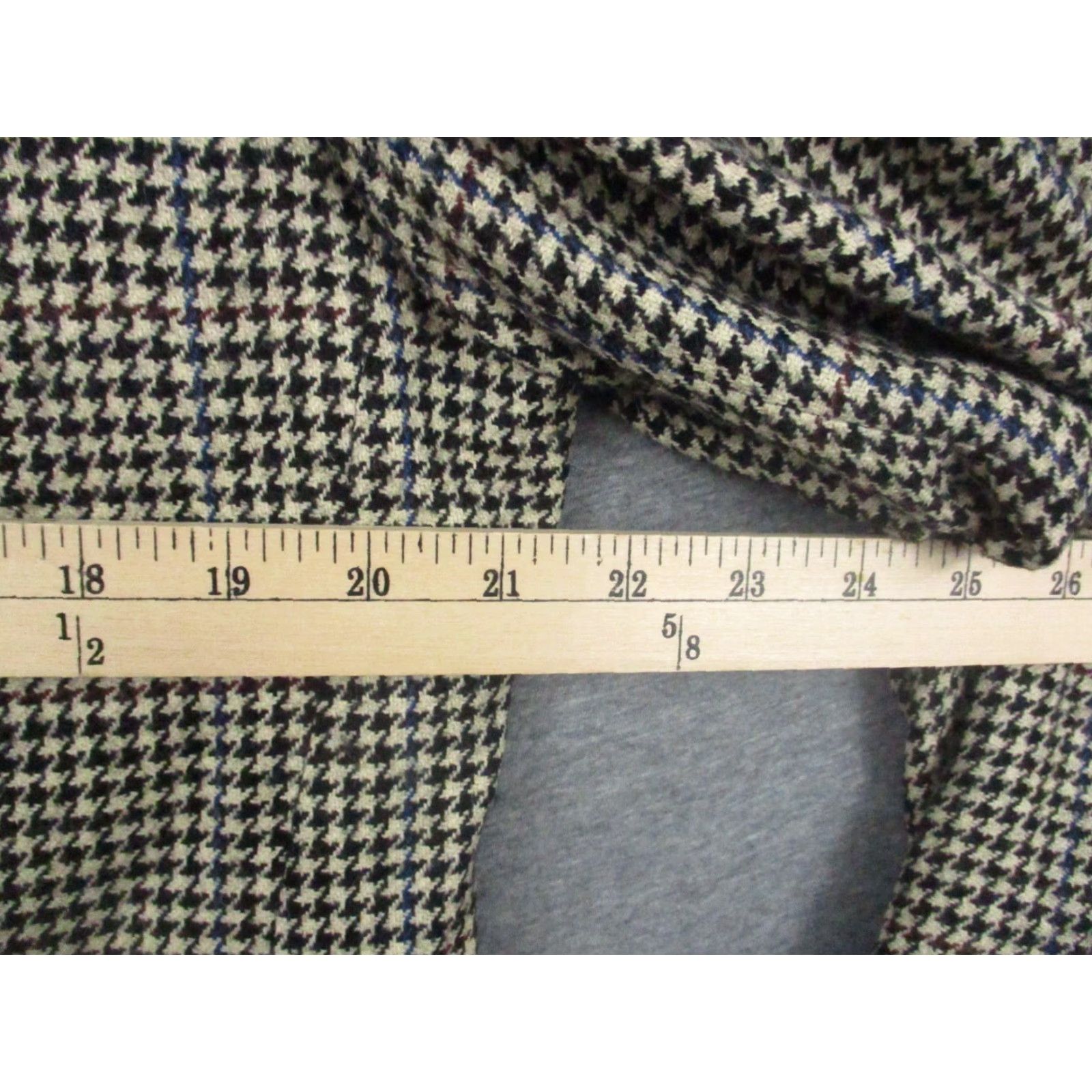 Ralph Lauren VINTAGE Ralph Lauren Blazer Jacket Polo University Club Houndstooth 42 Black 80s Made in USA Mens Size US XL / EU 56 / 4 - 4 Thumbnail