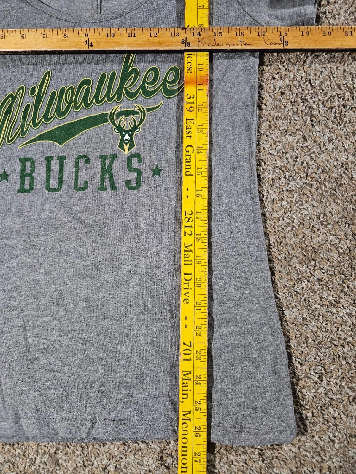 Other Milwaukee Bucks Scoop Neck Tshirt Platinum Delta Womens S Size ONE SIZE - 5 Thumbnail