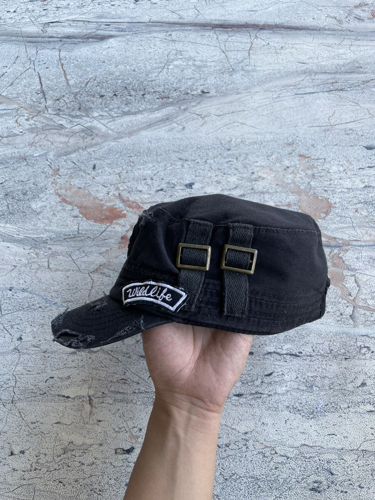 Unsound Rags SICK Grunge Distressed Patrol Cadet Hat lgb Size ONE SIZE - 5 Thumbnail