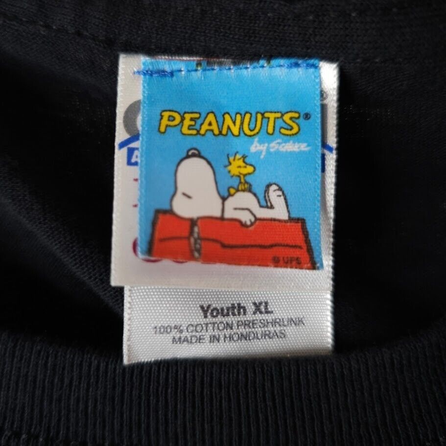 Peanuts Snoopy Halloween T Shirt Womens Size Medium Black Peanuts Size M / US 6-8 / IT 42-44 - 4 Thumbnail