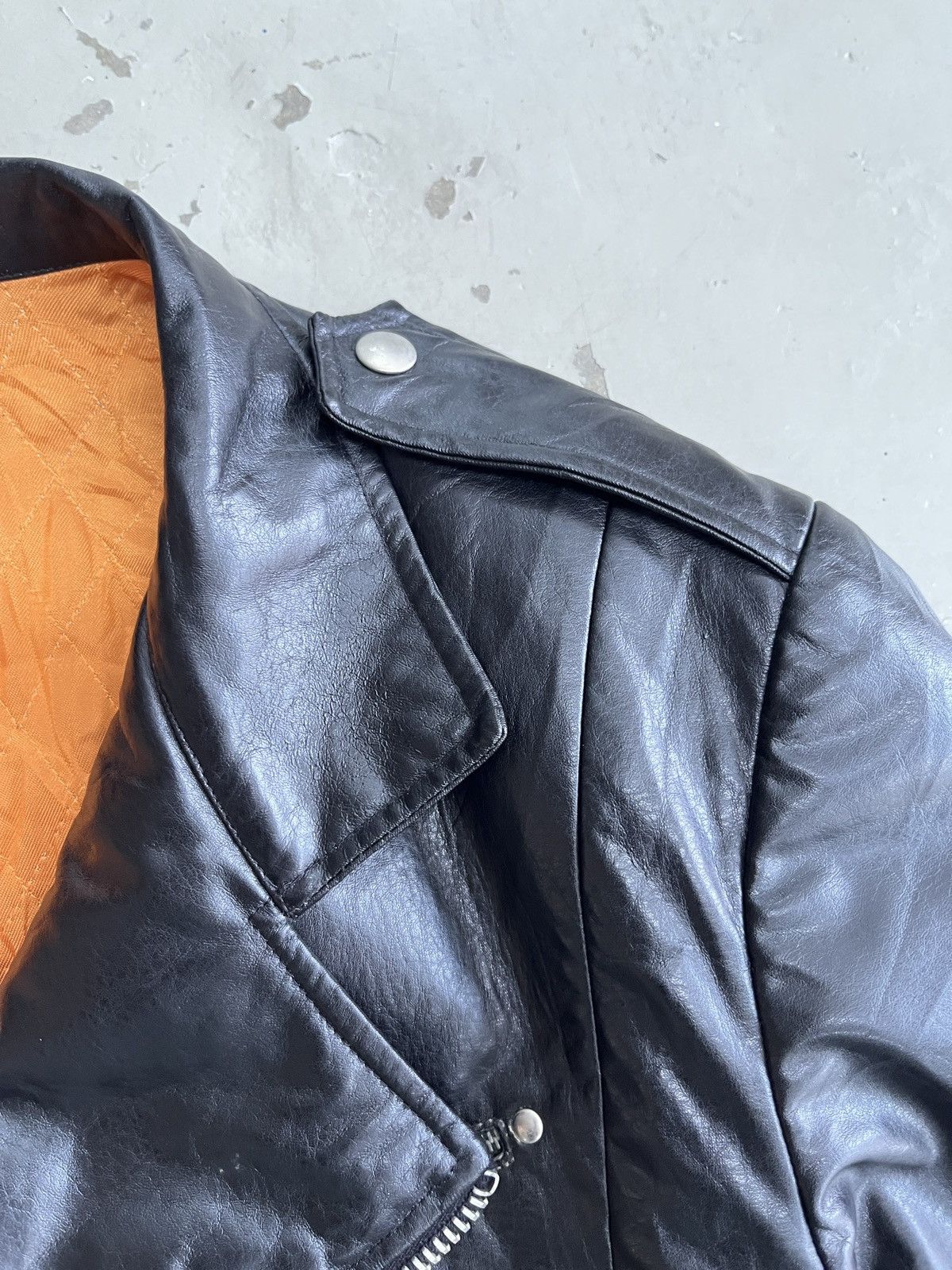 Jean Charles De Castelbajac Rare Je De Castelbajac Double Collar Leather Long Coat Size US M / EU 48-50 / 2 - 6 Thumbnail