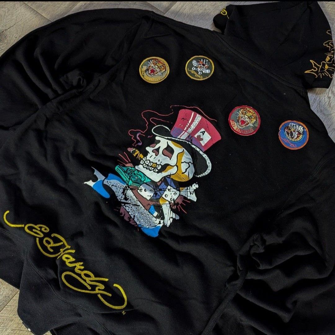 Ed Hardy NEW ED HARDY ZIP-UP by Christian Audigier FAST SALE Size US XL / EU 56 / 4 - 3 Thumbnail