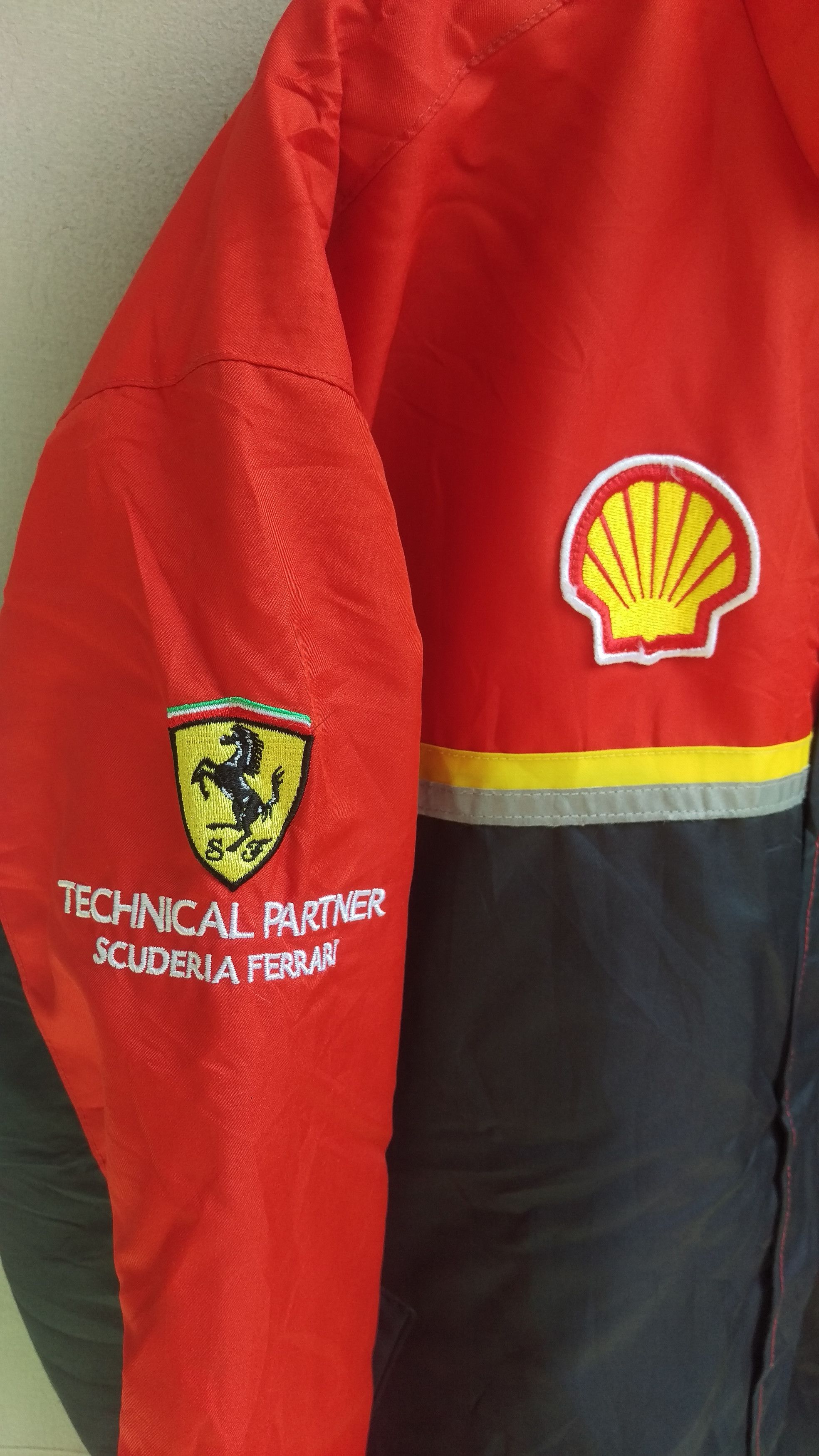 Ferrari × Vintage Ferrari x shell vintage jacket Size US L / EU 52-54 / 3 - 5 Thumbnail