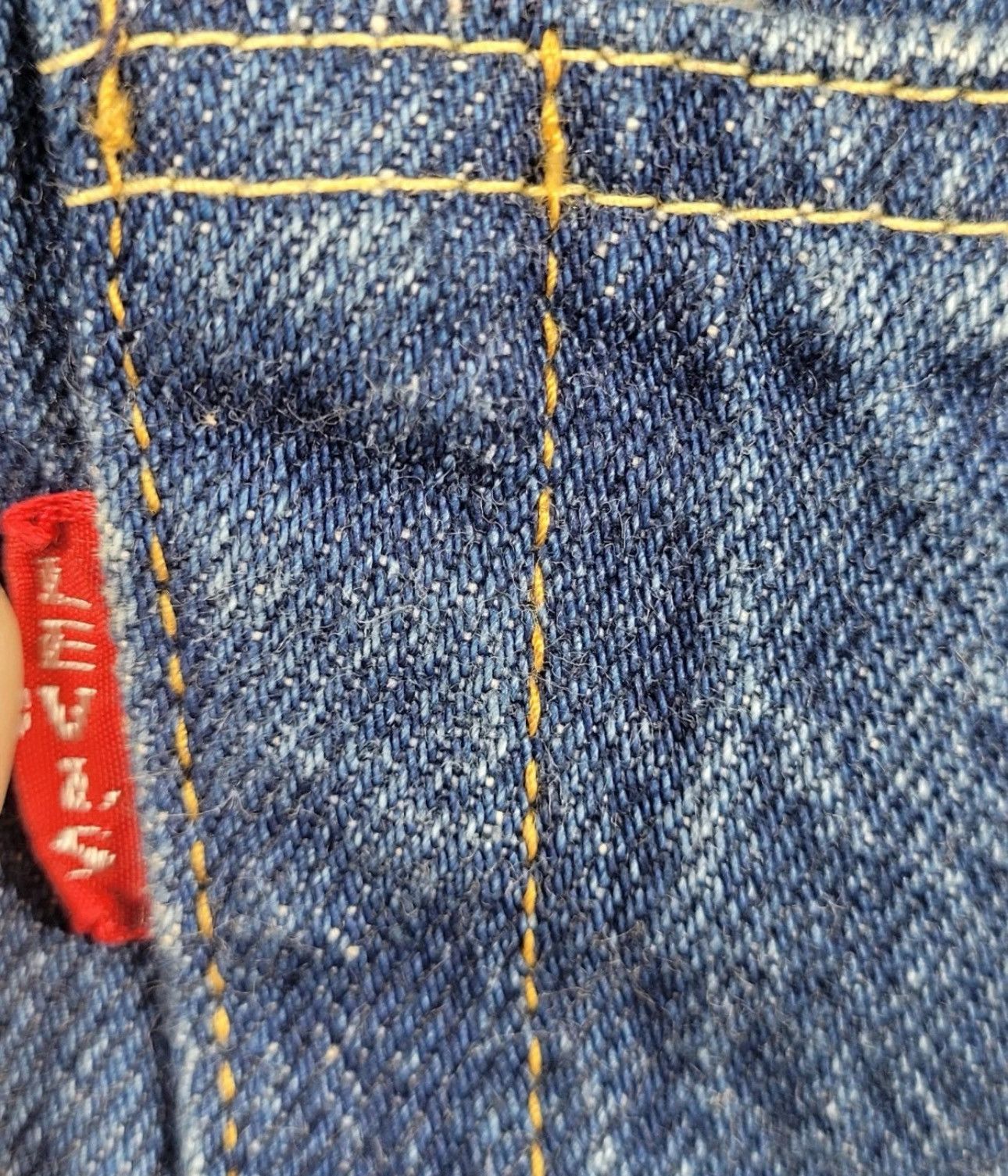 Levi's Vintage Clothing Rare Levis 501xx 1955 Selvedge 32x32 LVC Vintage Big E Size US 32 / EU 48 - 4 Thumbnail