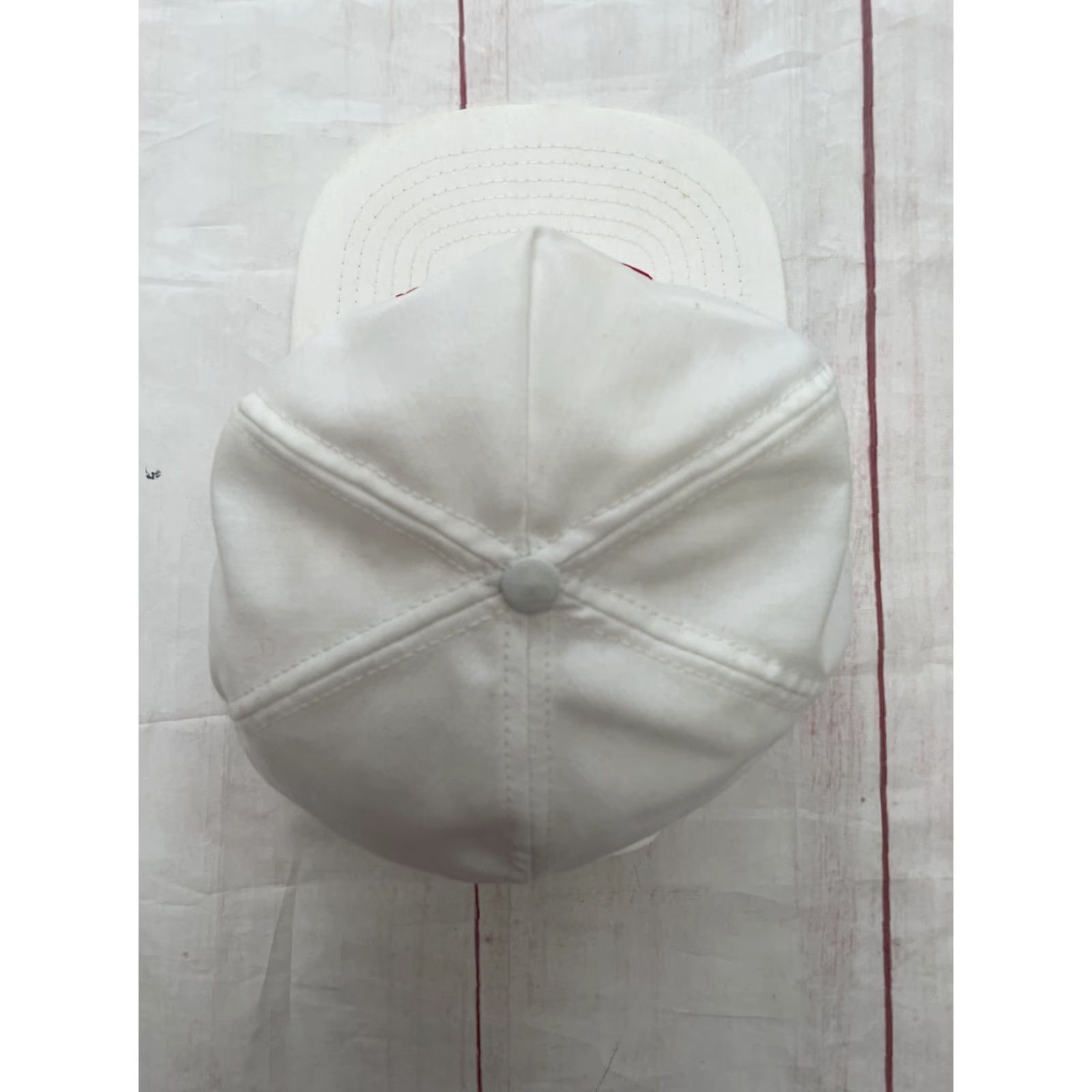 Vintage VINTAGE ESPN Logo Spellout Snapback Hat Made In USA 1980s 1990s RARE Adjustable White Cap Mens Size ONE SIZE - 4 Thumbnail