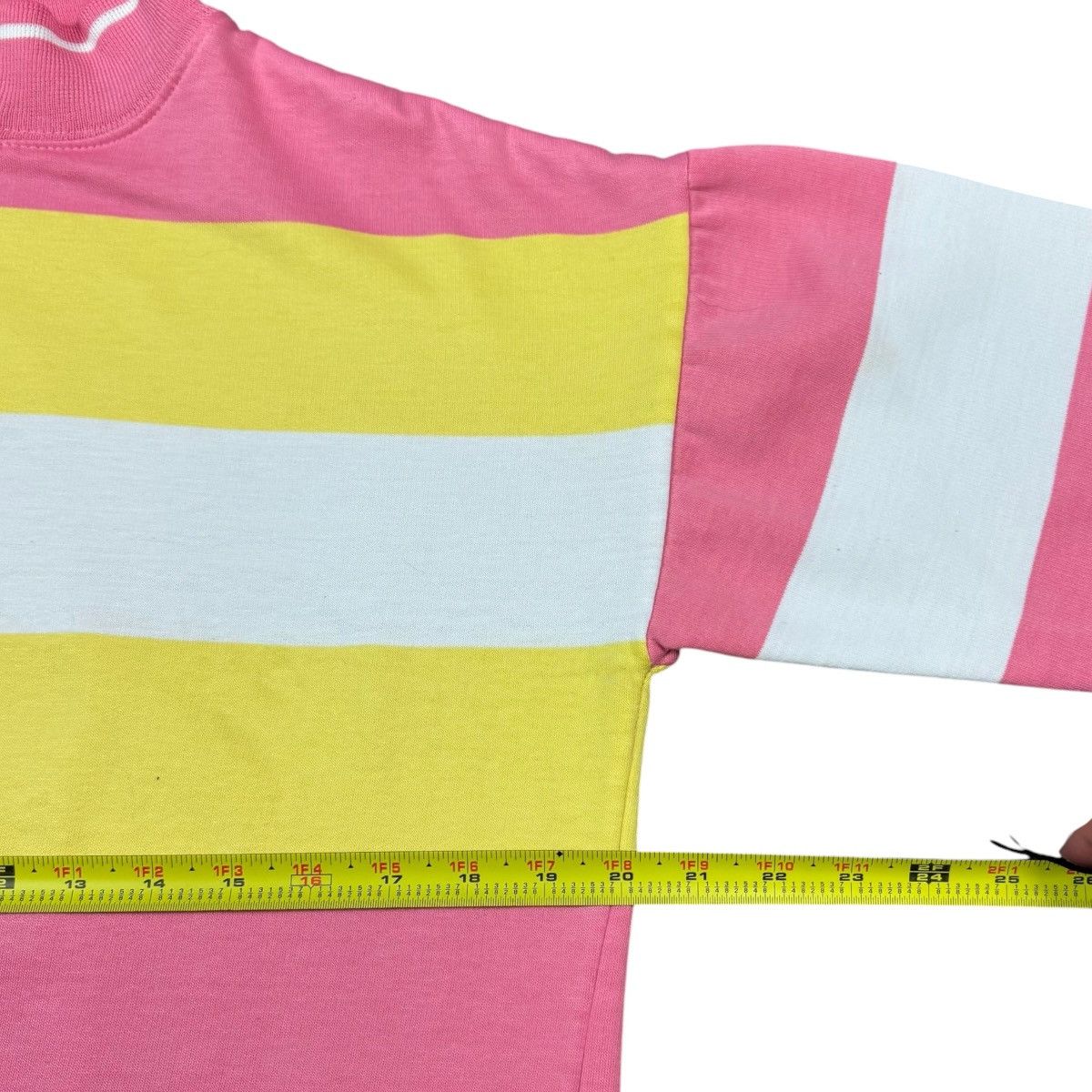 Adidas Vintage Adidas Cotton Blend Striped Sweatshirt L FLAWS Size L / US 10 / IT 46 - 8 Thumbnail