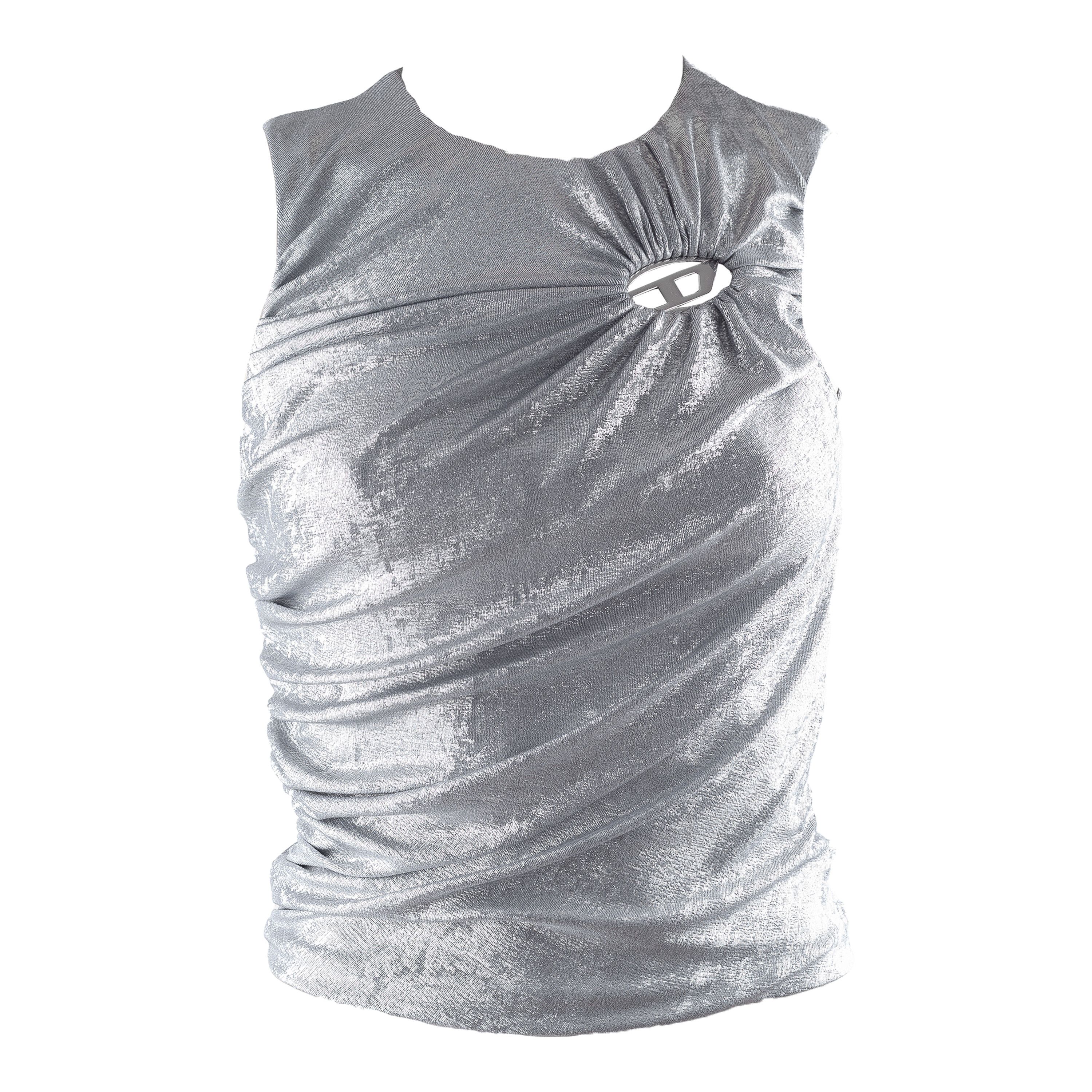 Diesel Diesel Shimmery Tank Top (S) Size S / US 4 / IT 40 - 1 Thumbnail