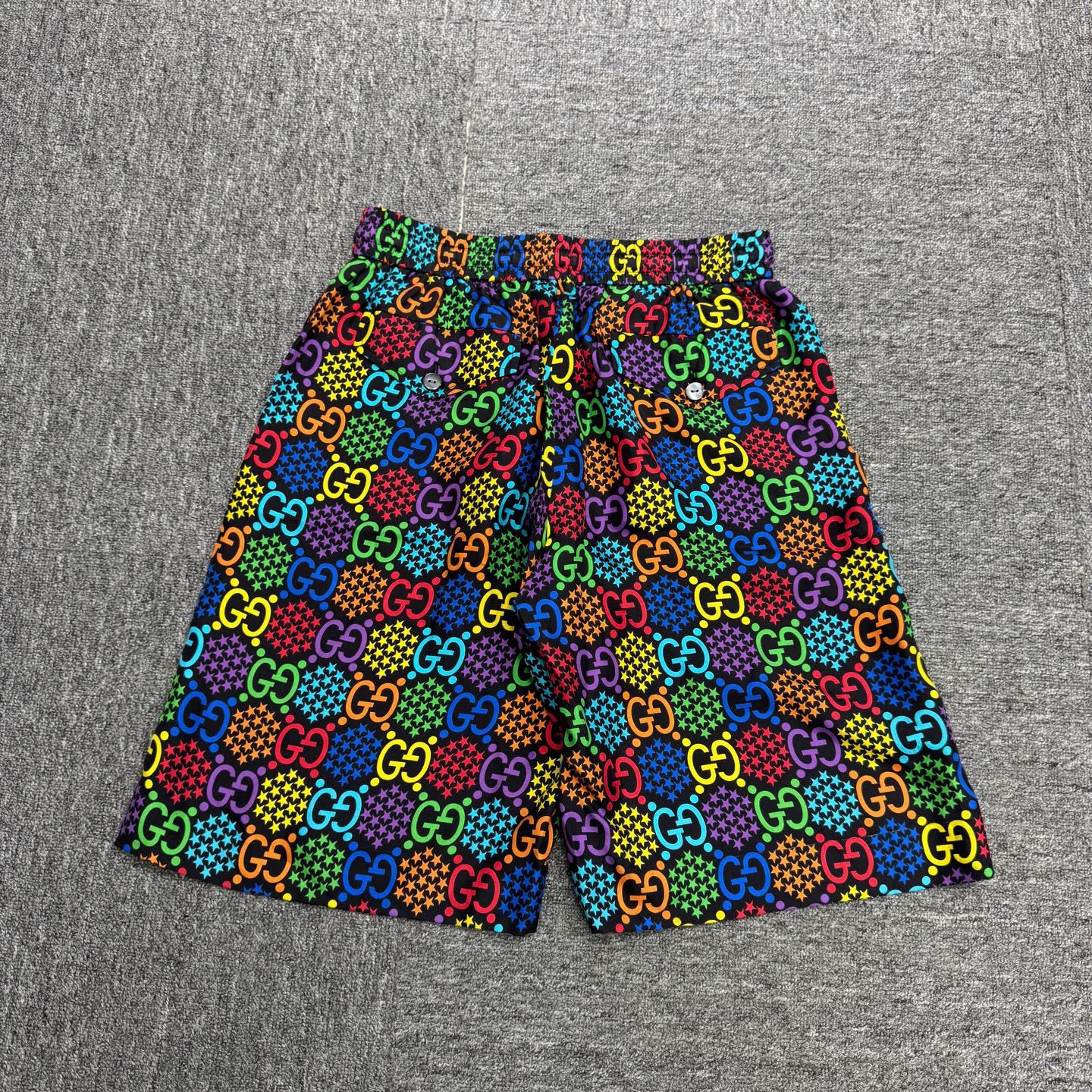 Gucci Gucci GG Multicolor Silk Shorts 44 Size US 28 / EU 44 - 5 Thumbnail
