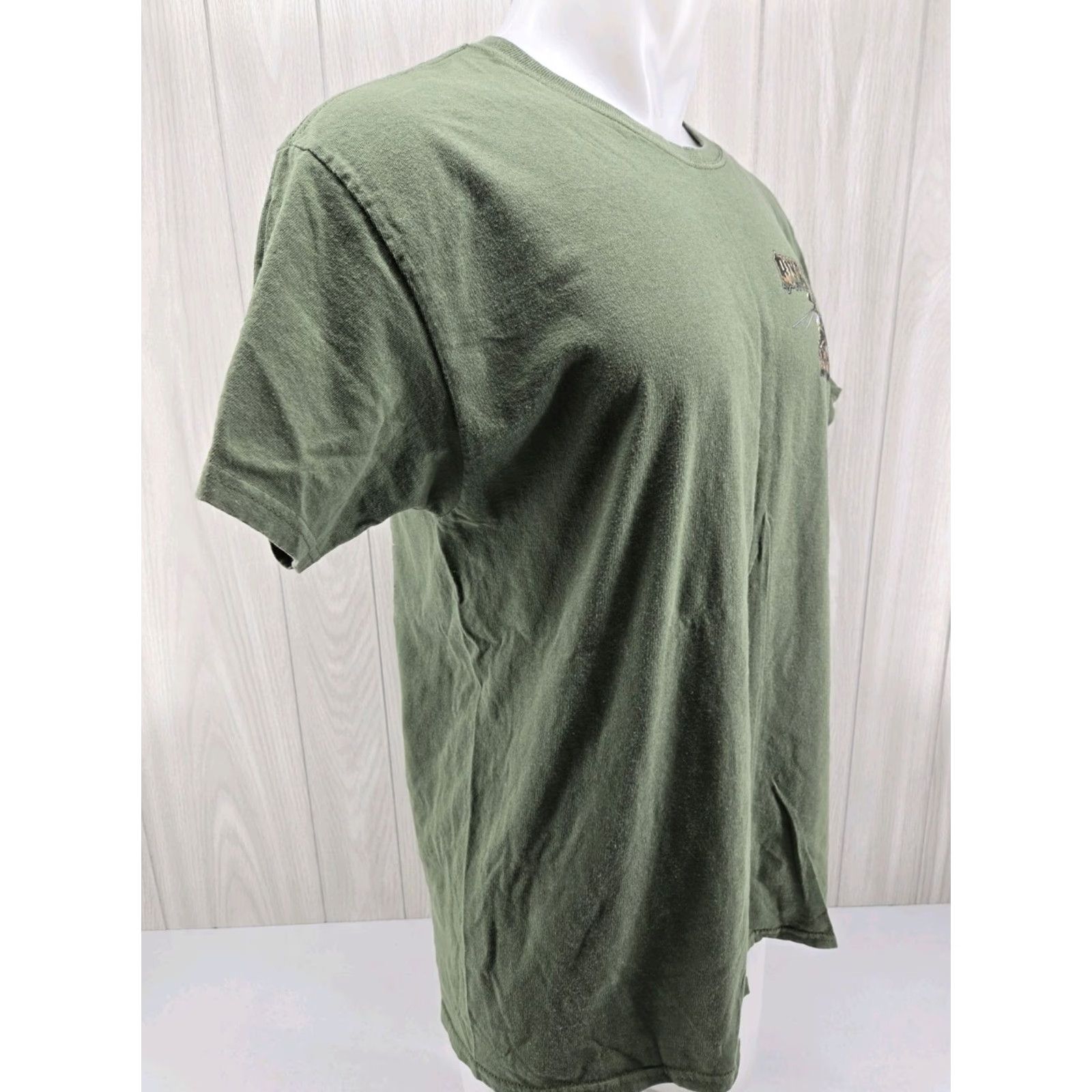 Gildan VINTAGE Daytona Beach Bike Week 2021 POW MIA Green 2 sided T-shirt Size Large Size US L / EU 52-54 / 3 - 7 Thumbnail
