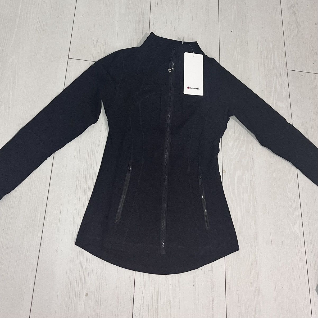 Lululemon Deep Coal Lululemon Define Jacket and Flare Leggings Set Size 27" / US 4 / IT 40 - 2 Thumbnail