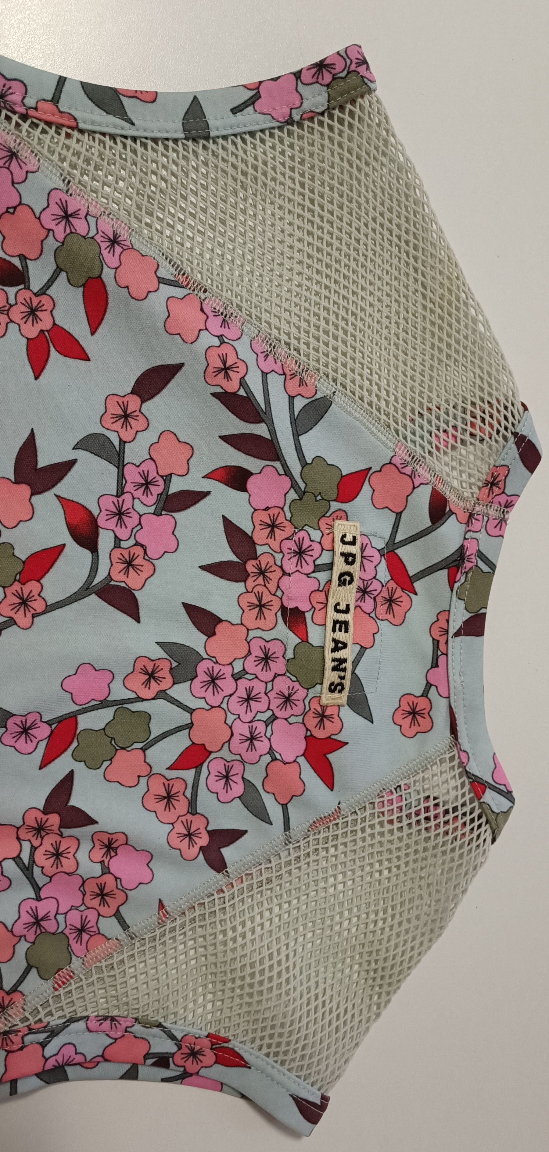 Jean Paul Gaultier Spring 2001 - Flower tank top - JPG Jeans Size M / US 6-8 / IT 42-44 - 8 Thumbnail