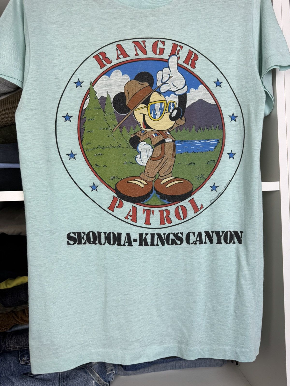 Mickey Mouse Vintage Mickey Mouse Single Stitch T-shirt Made in USA Size US L / EU 52-54 / 3 - 15 Thumbnail