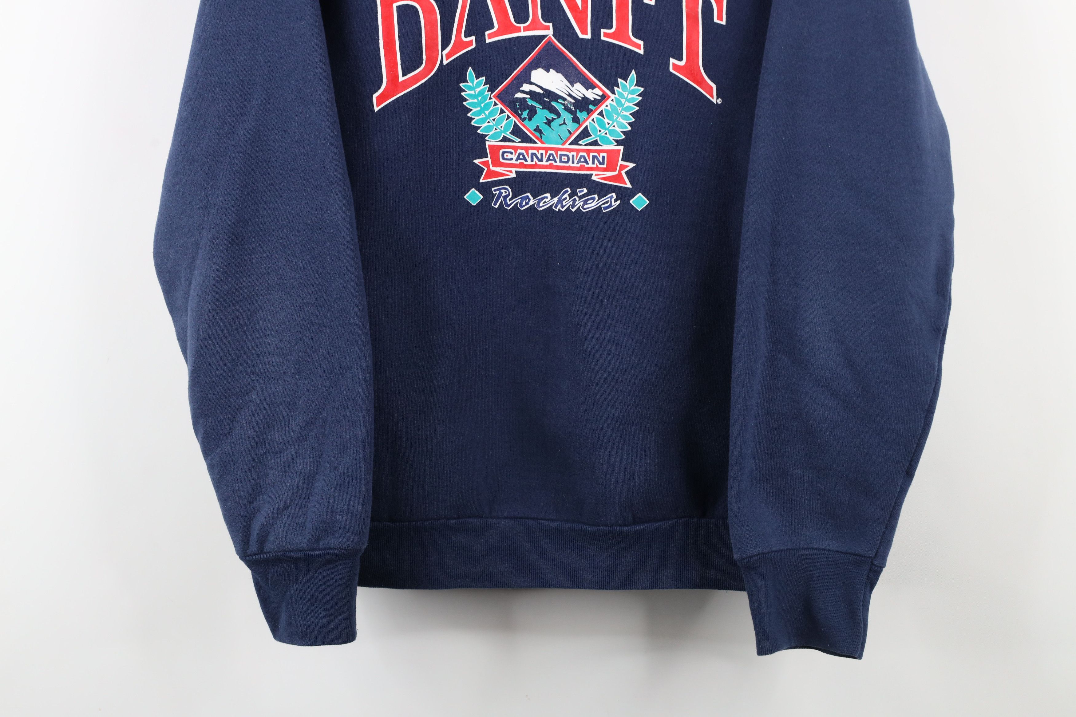 Vintage Vintage 90s Banff Canadian Rockies Sweatshirt Blue USA Size M / US 6-8 / IT 42-44 - 3 Thumbnail