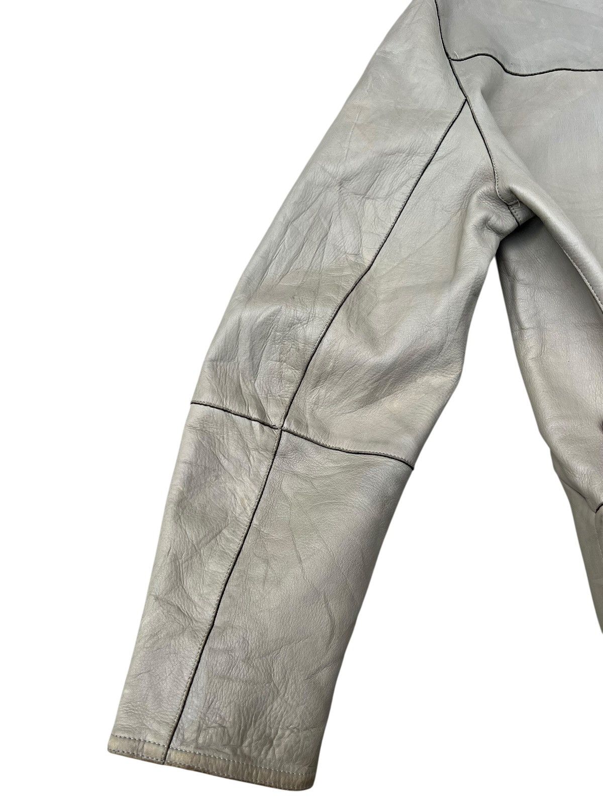 Giorgio Armani Archive Giorgio Armani Le Collezioni Leather Racer Jacket Size US S / EU 44-46 / 1 - 19 Thumbnail