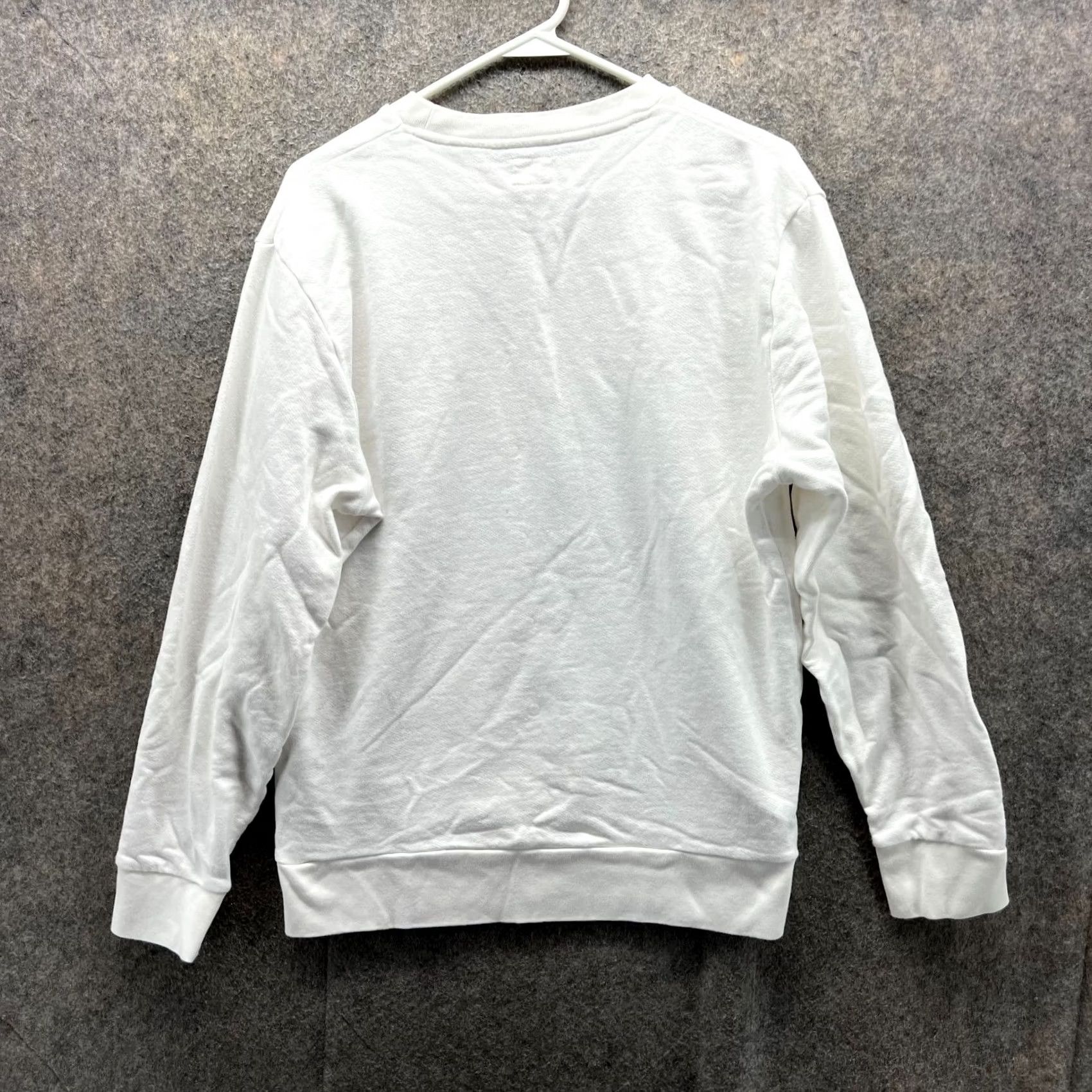 Levi's VINTAGE Levi's Sweater Mens M White Red Crewneck Pullover Fleece Logo Knit Shirt/Top Size US M / EU 48-50 / 2 - 2 Thumbnail