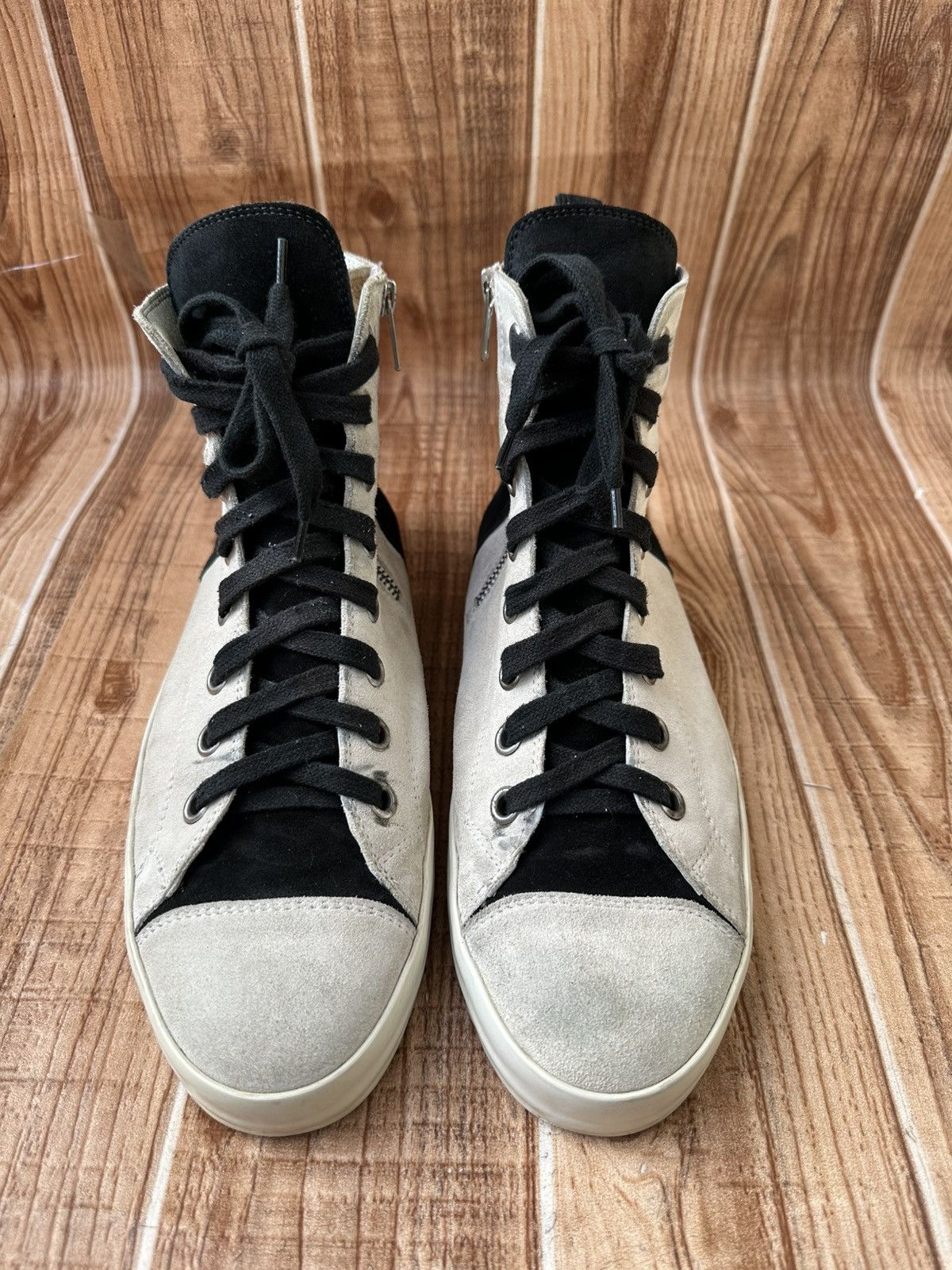 Ann Demeulemeester Ann D Scamocciato Hightop Sneaks Suede Hightops Size US 8 / EU 41 - 4 Thumbnail