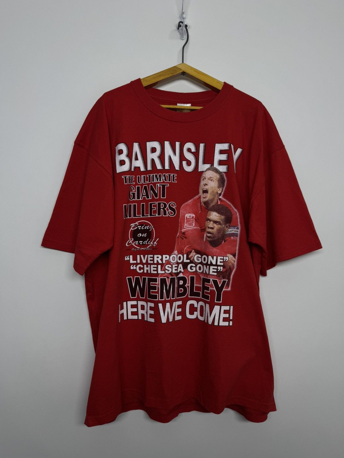 Fruit Of The Loom Vintage Y2k Barnsley the unlimated giant killers T-Shirt 00’ Size US XL / EU 56 / 4 - 6 Thumbnail