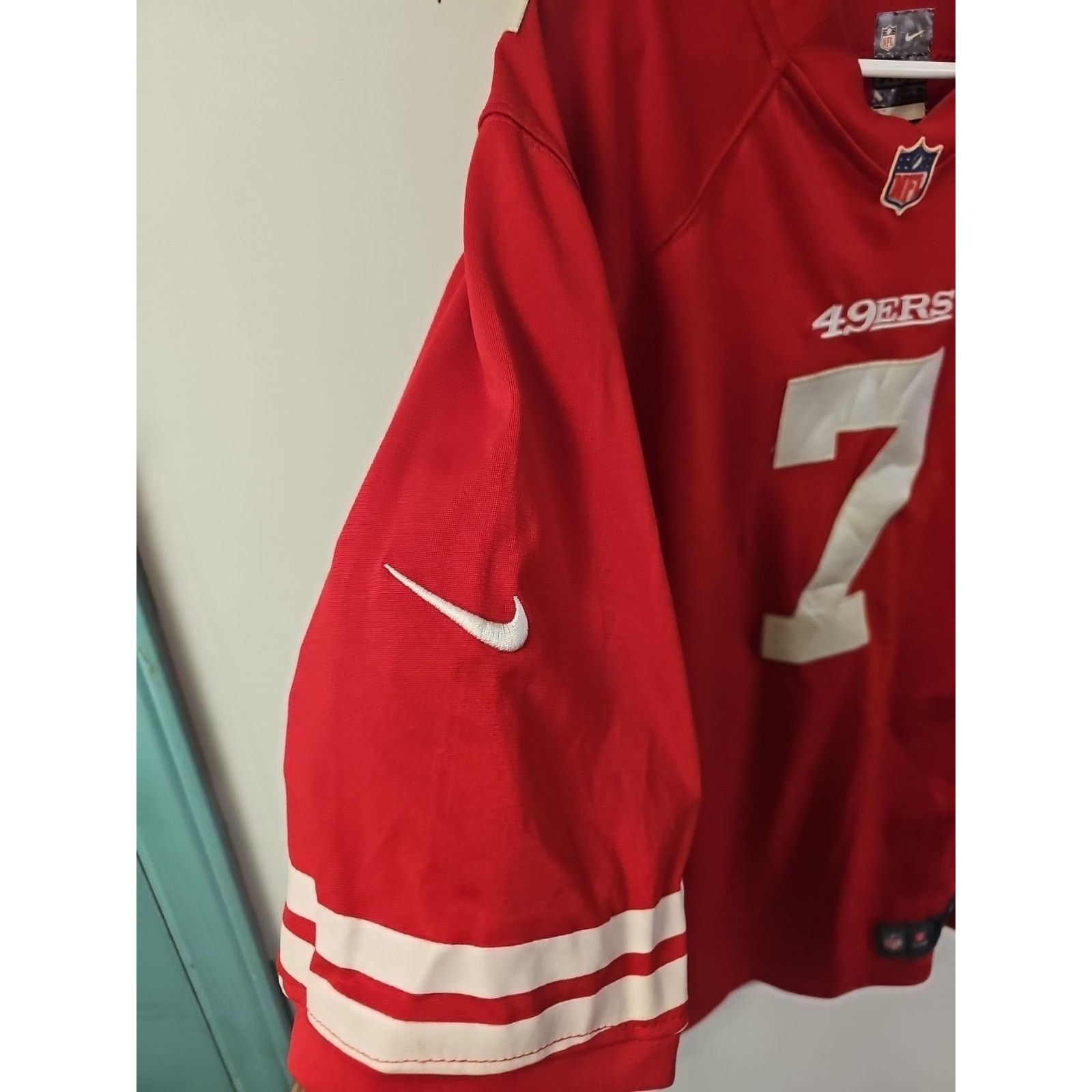 Nike Nike Collin Kaepernick #7 SF 49ers Jersey Mens 2XL NFL Red Size US XXL / EU 58 / 5 - 8 Thumbnail
