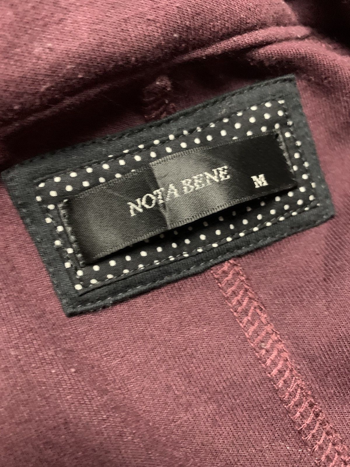 Japanese Brand 90s NOTA BENE detacable bikers jacket seditionaries Size US M / EU 48-50 / 2 - 6 Thumbnail