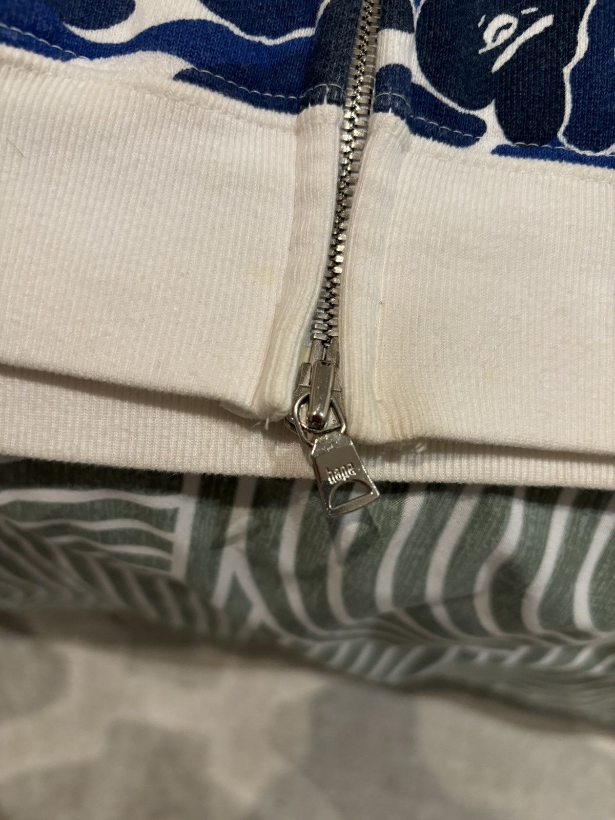 Bape A bathing ape bape navy blue white full zip camo hoodie NFS Size US M / EU 48-50 / 2 - 4 Thumbnail