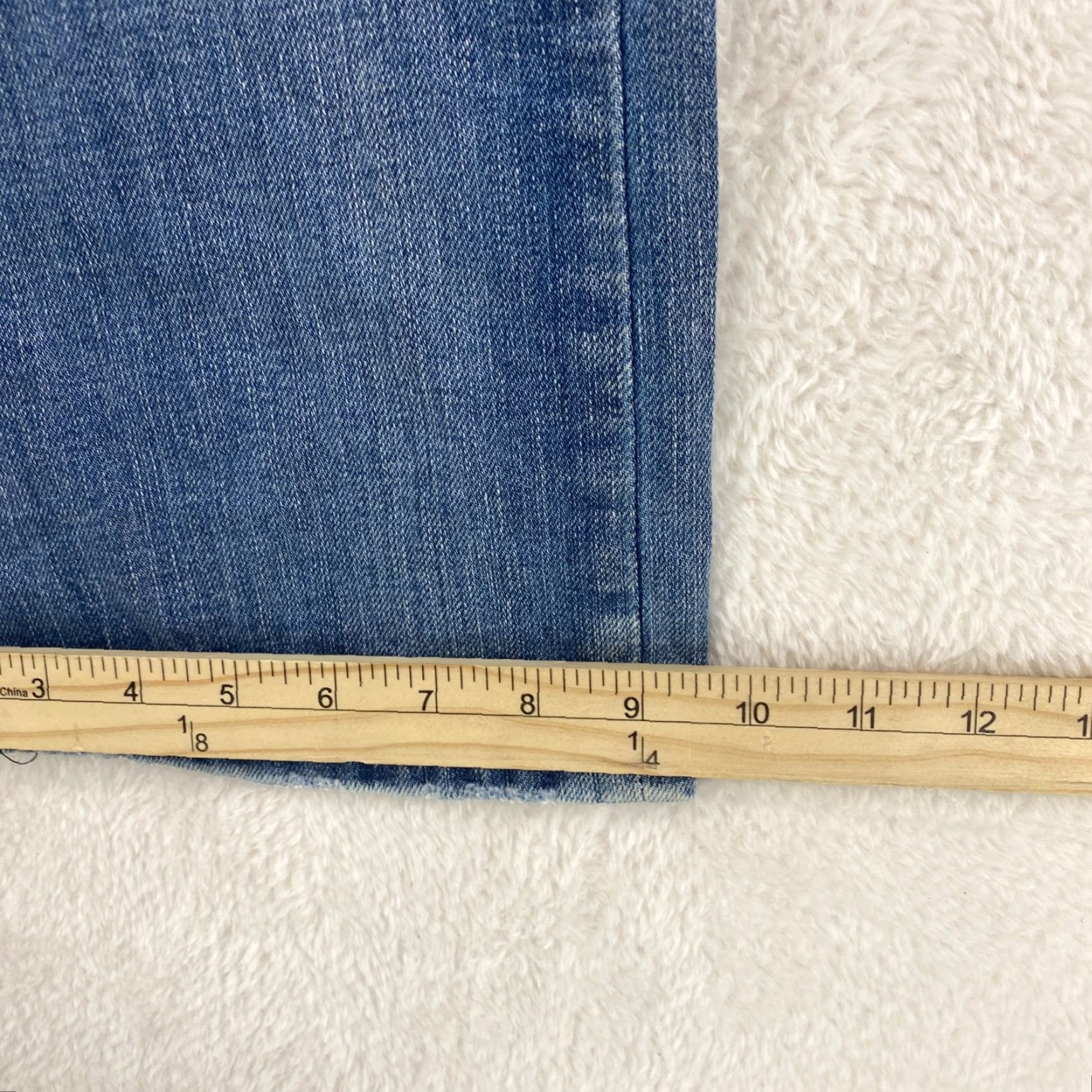 Vintage Buckle Buckle BKE Tyler Mens Jeans 38x32 Straight Blue Denim Embroidered Thick Stitch Size US 38 / EU 54 - 5 Thumbnail