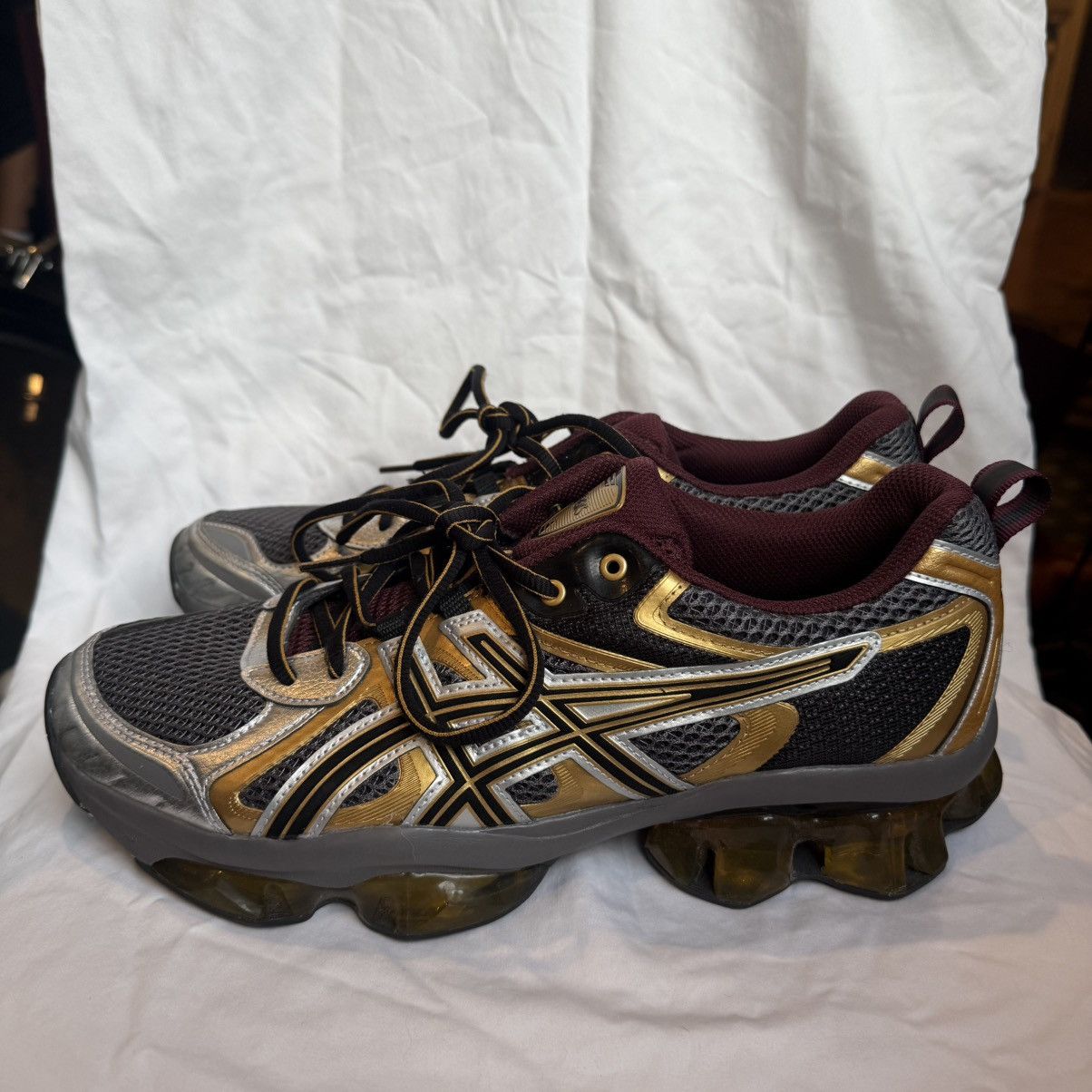 Asics Asics Gel-Quantum Kinetic “Carbon Pure Gold” Sneakers Size US 10.5 / EU 43-44 - 1 Thumbnail