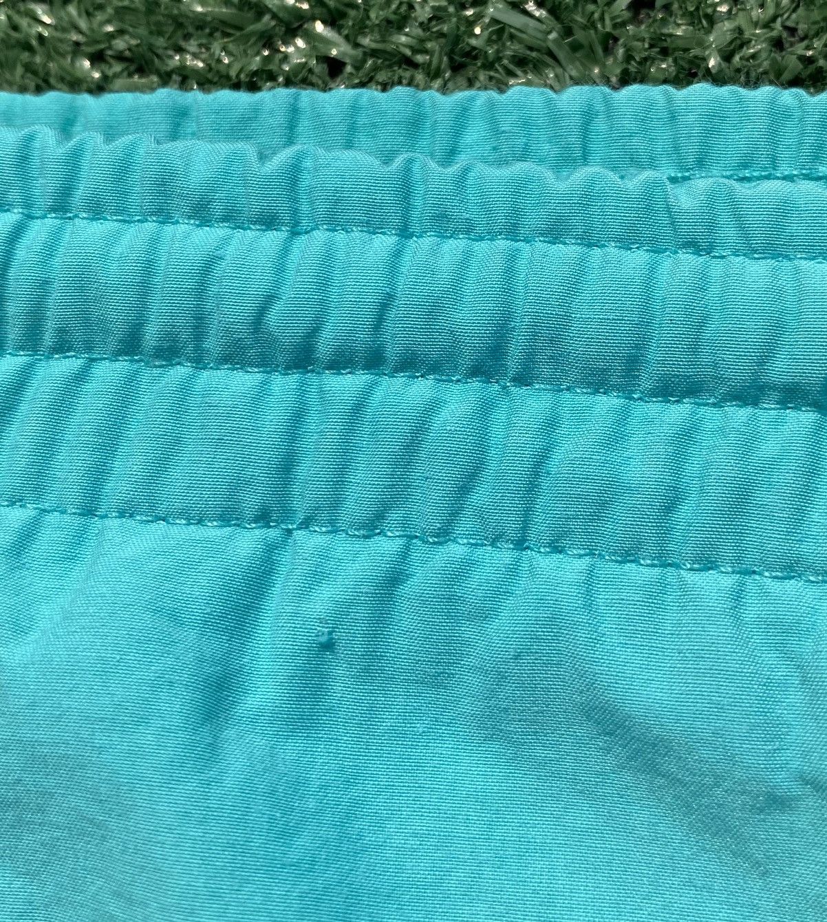 Lacoste Vintage 90’s Izod Lacoste Aqua Blue Lined Swim Trunk Shorts Size US 40 / EU 56 - 8 Thumbnail