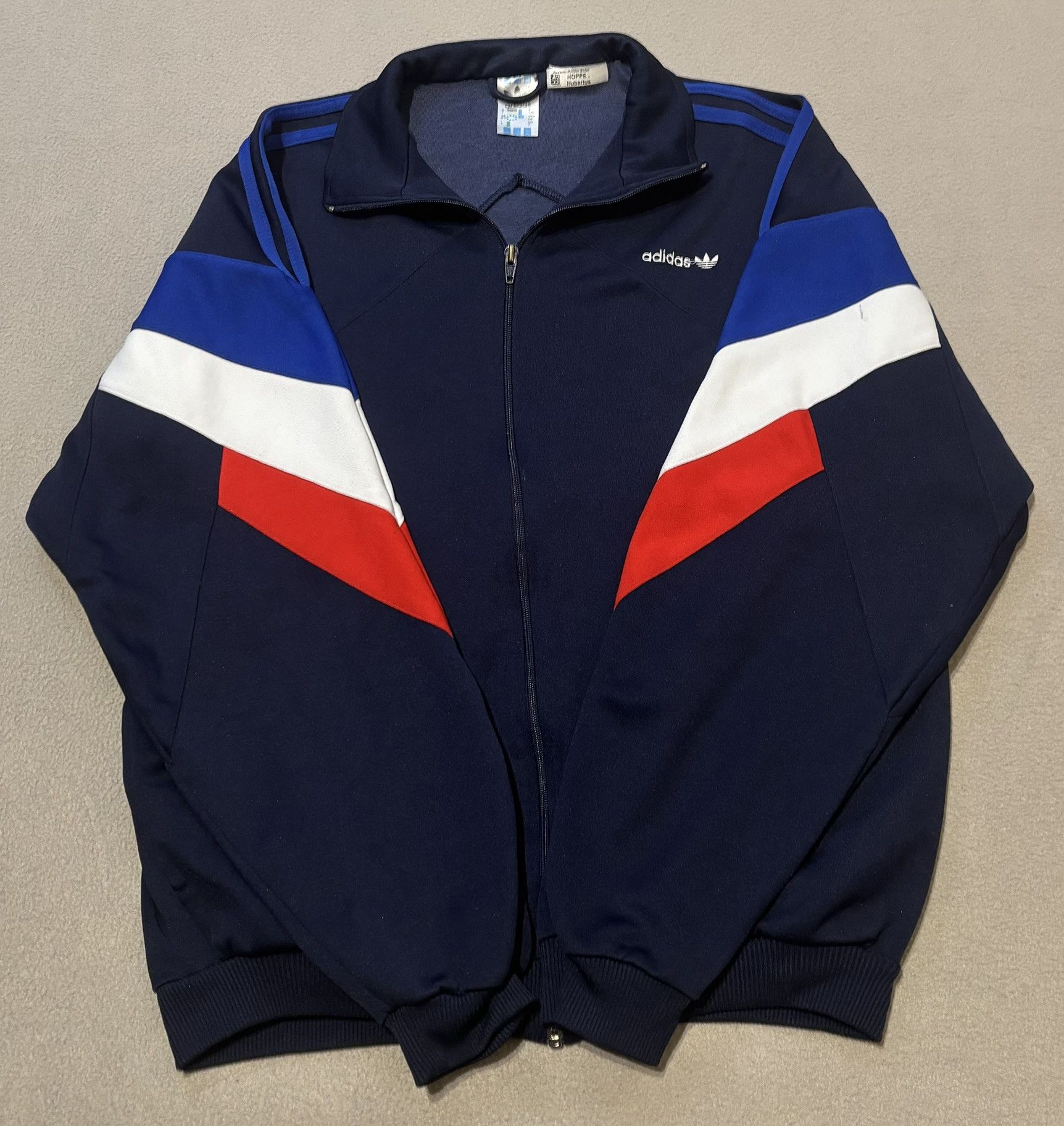 Adidas Adidas Originals France vintage 90s zip sweatshirt size. XL Size US XL / EU 56 / 4 - 7 Thumbnail