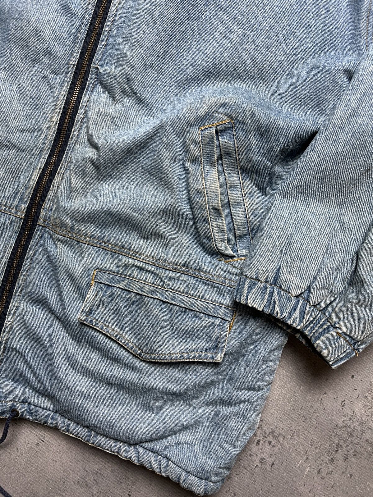 Dolce & Gabbana Vintage Dolce & Gabbana Zip-Up Sherpa Archive Denim Jacket Size US M / EU 48-50 / 2 - 9 Thumbnail