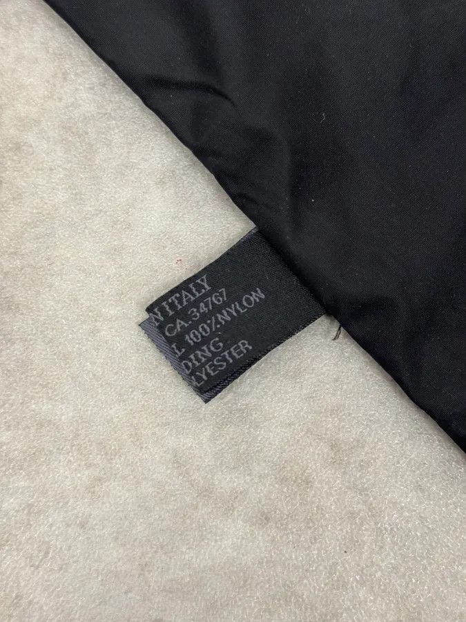 Prada AW1999 Prada Black Nylon Linea Rossa Minimalist Scarf Size ONE SIZE - 6 Thumbnail
