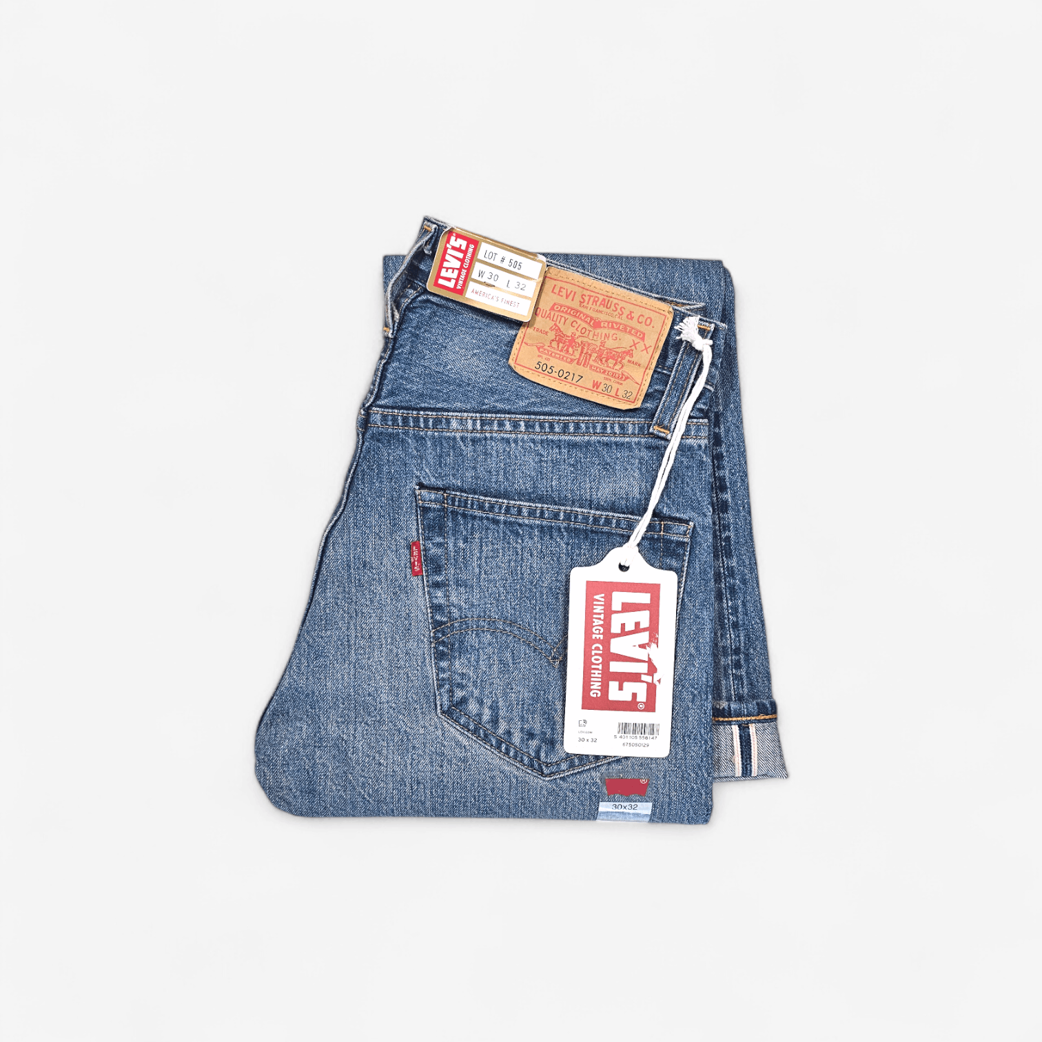 Levi's Vintage Clothing Levi's Vintage Clothing 1967 505 Japan Made Selvedge Big E Size US 30 / EU 46 - 1 Thumbnail