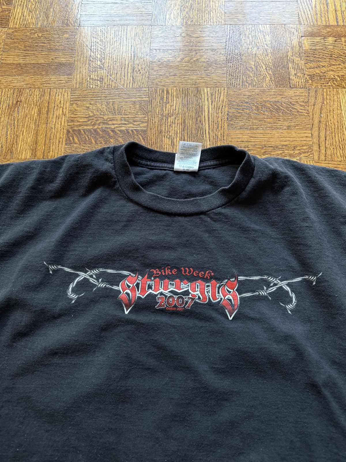 Vintage Vintage Y2K Bike Week Skull Graphic Tee Size US XL / EU 56 / 4 - 5 Thumbnail
